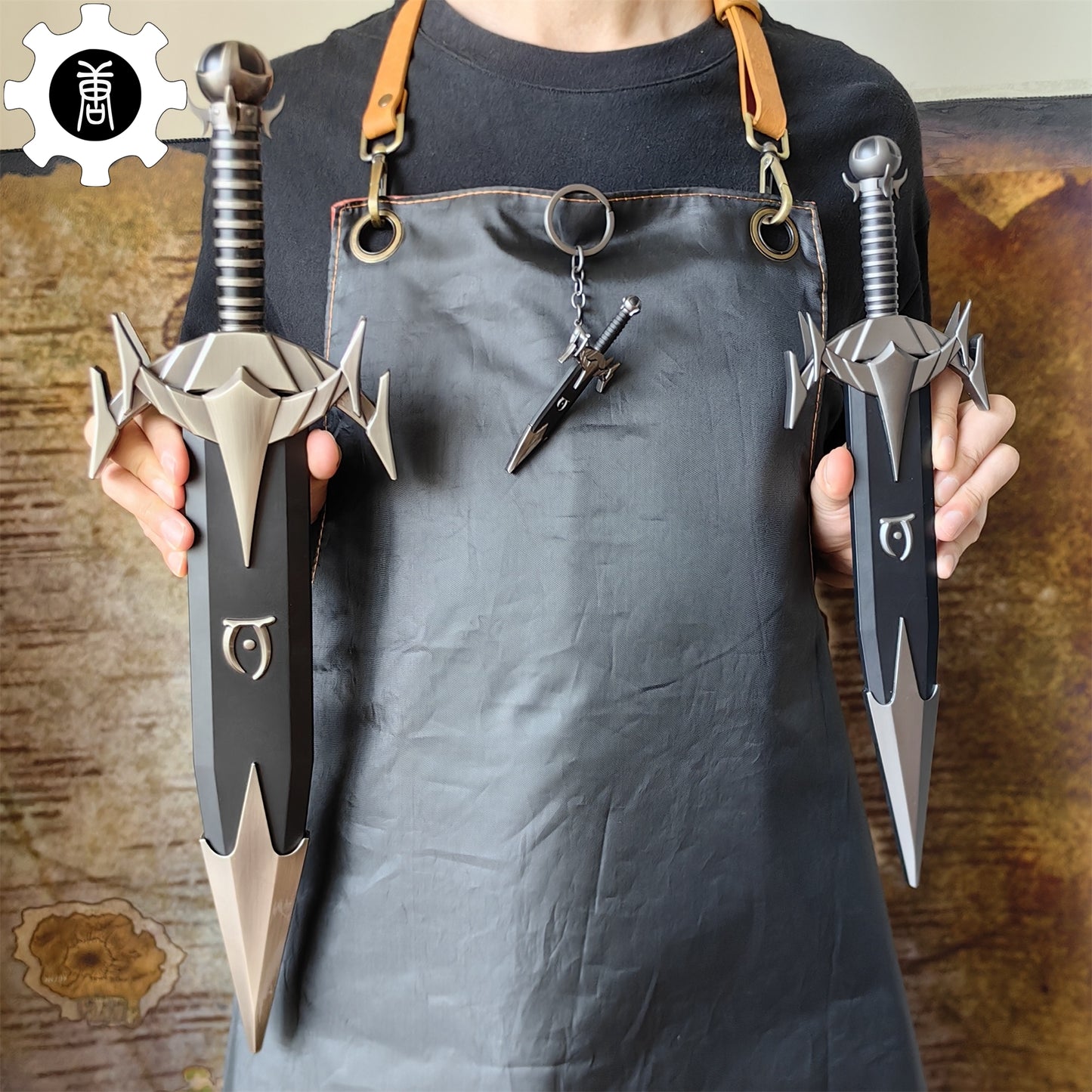 Metal Mehrunes Dagon Razor Dagon Dagger Blunt Blade 1:1 Replica