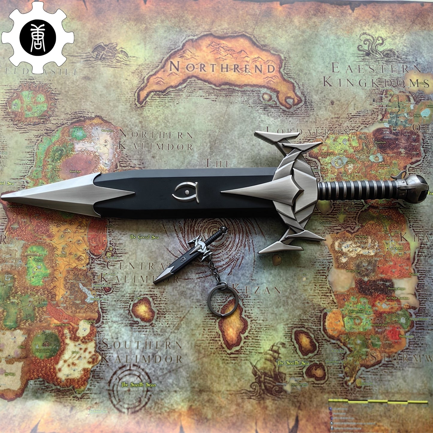 Metal Mehrunes Dagon Razor Dagon Dagger Blunt Blade 1:1 Replica