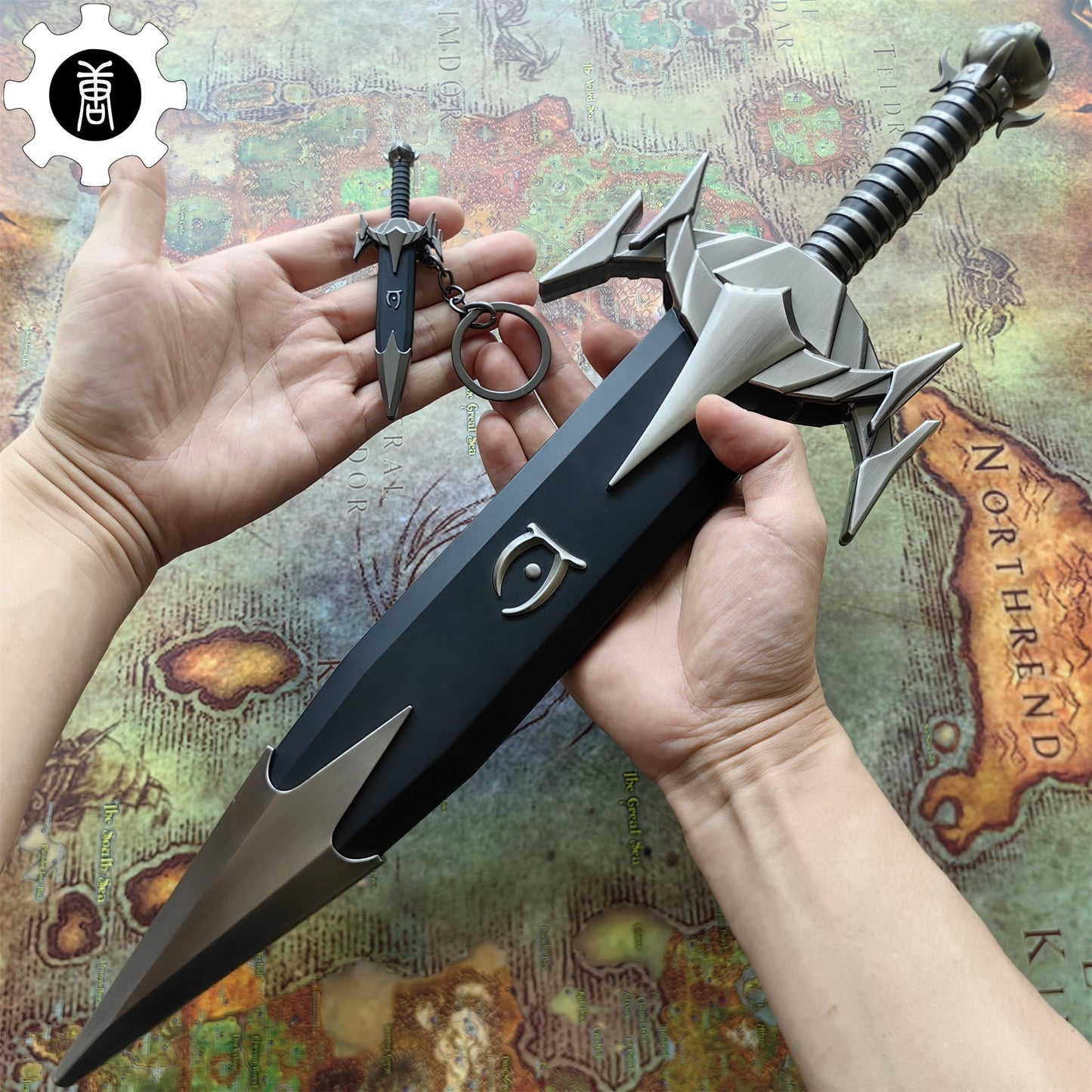 Metal Mehrunes Dagon Razor Dagon Dagger Blunt Blade 1:1 Replica