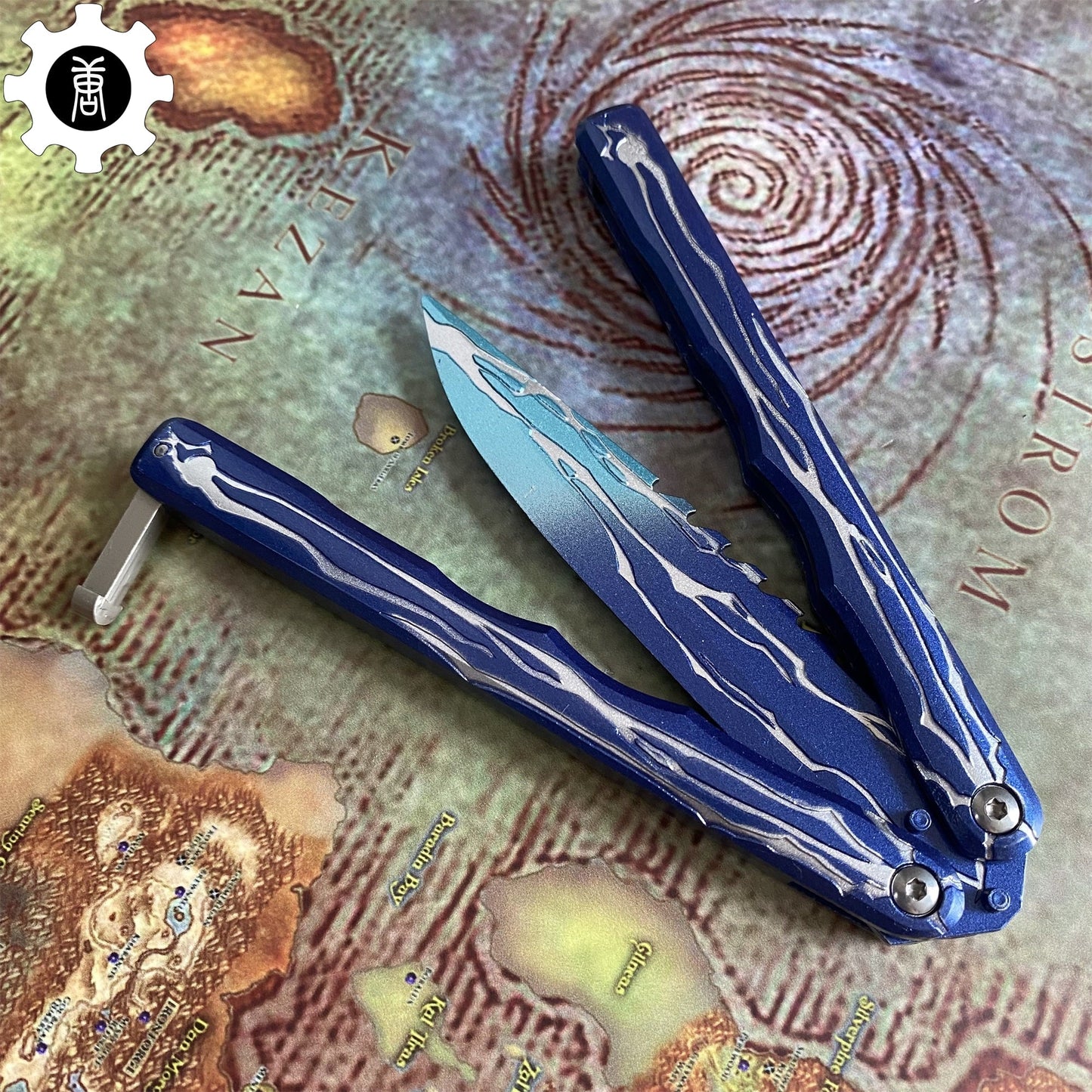 Smite Knife Inspired Game Balisong For Collection