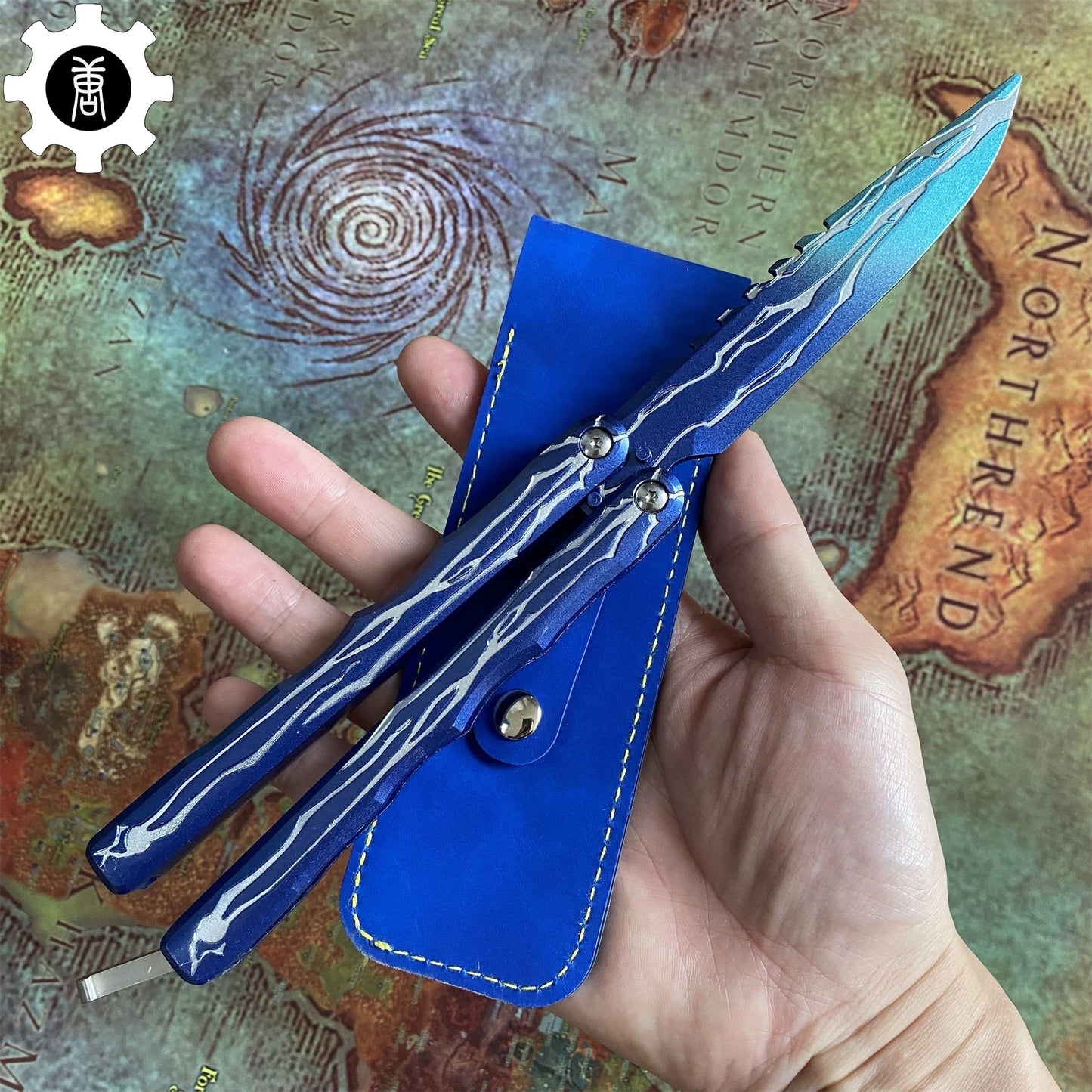Smite Knife Inspired Game Balisong For Collection