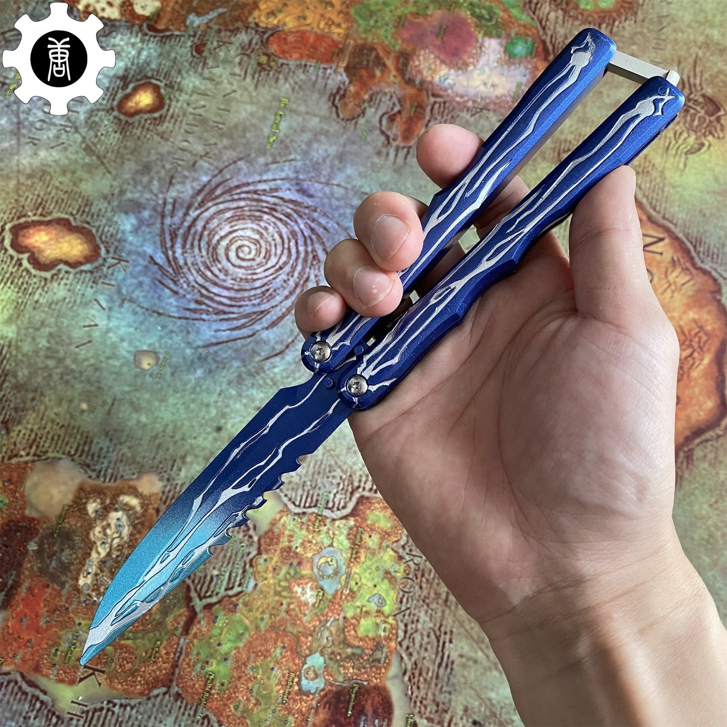 Smite Knife Inspired Game Balisong For Collection