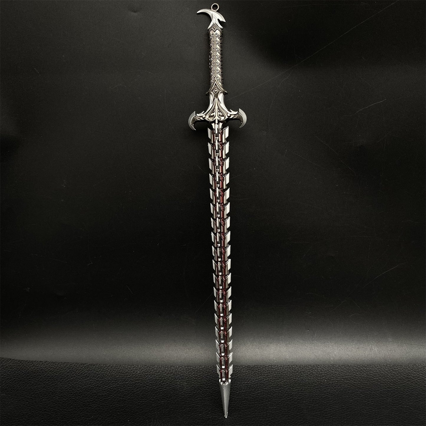 Game Peripheral Metal Weapon Snake Blade Fan Mini Replica