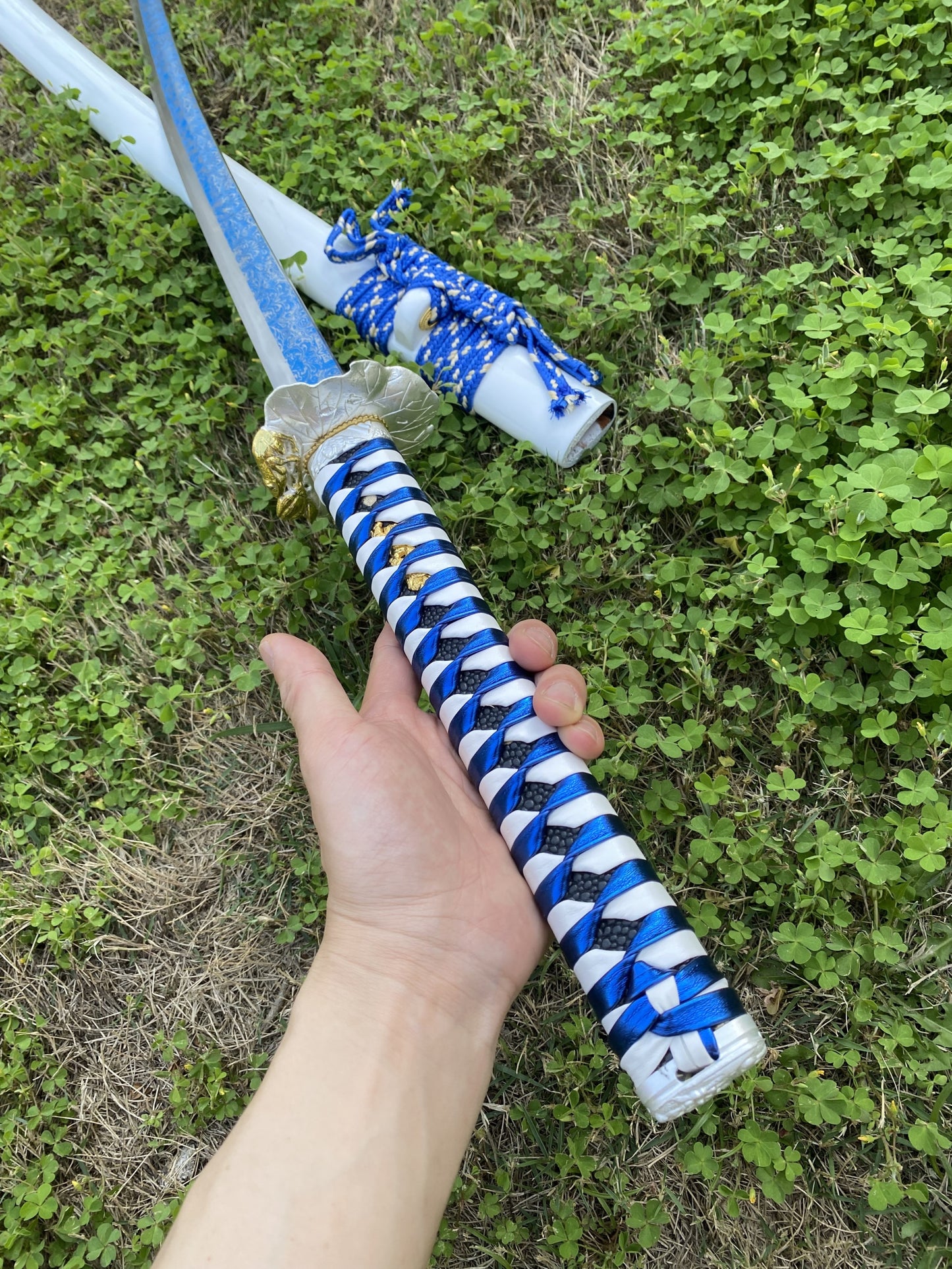 Cool Japanese Samurai Katana - Frog Tsuba