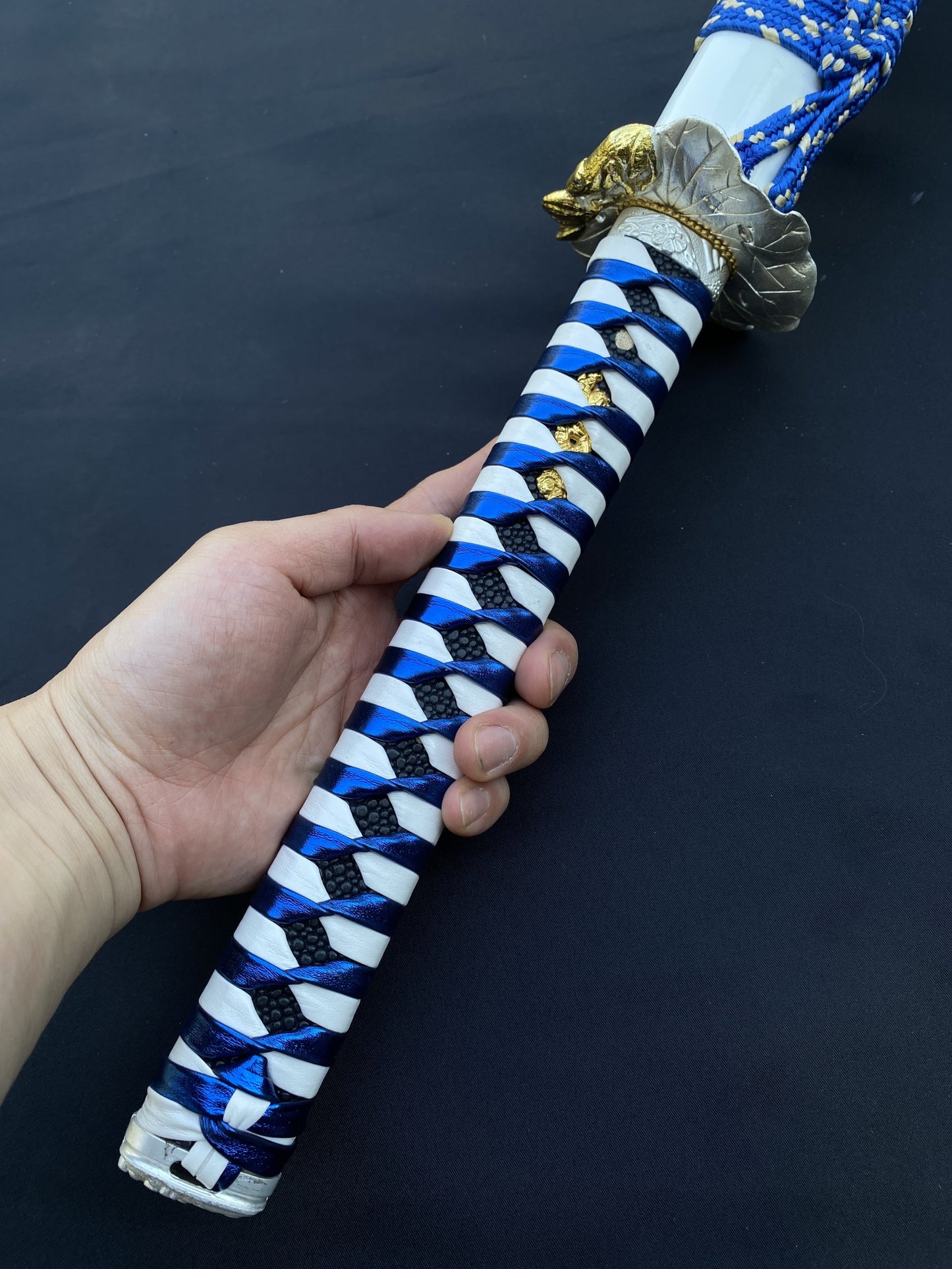 Cool Japanese Samurai Katana - Frog Tsuba