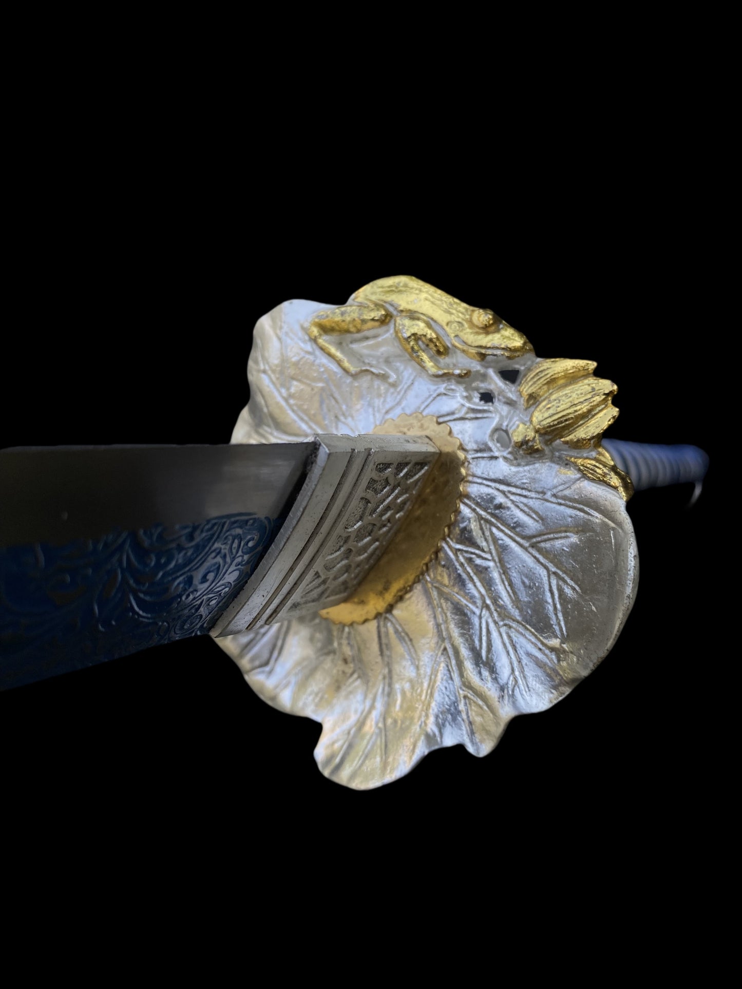 Cool Japanese Samurai Katana - Frog Tsuba
