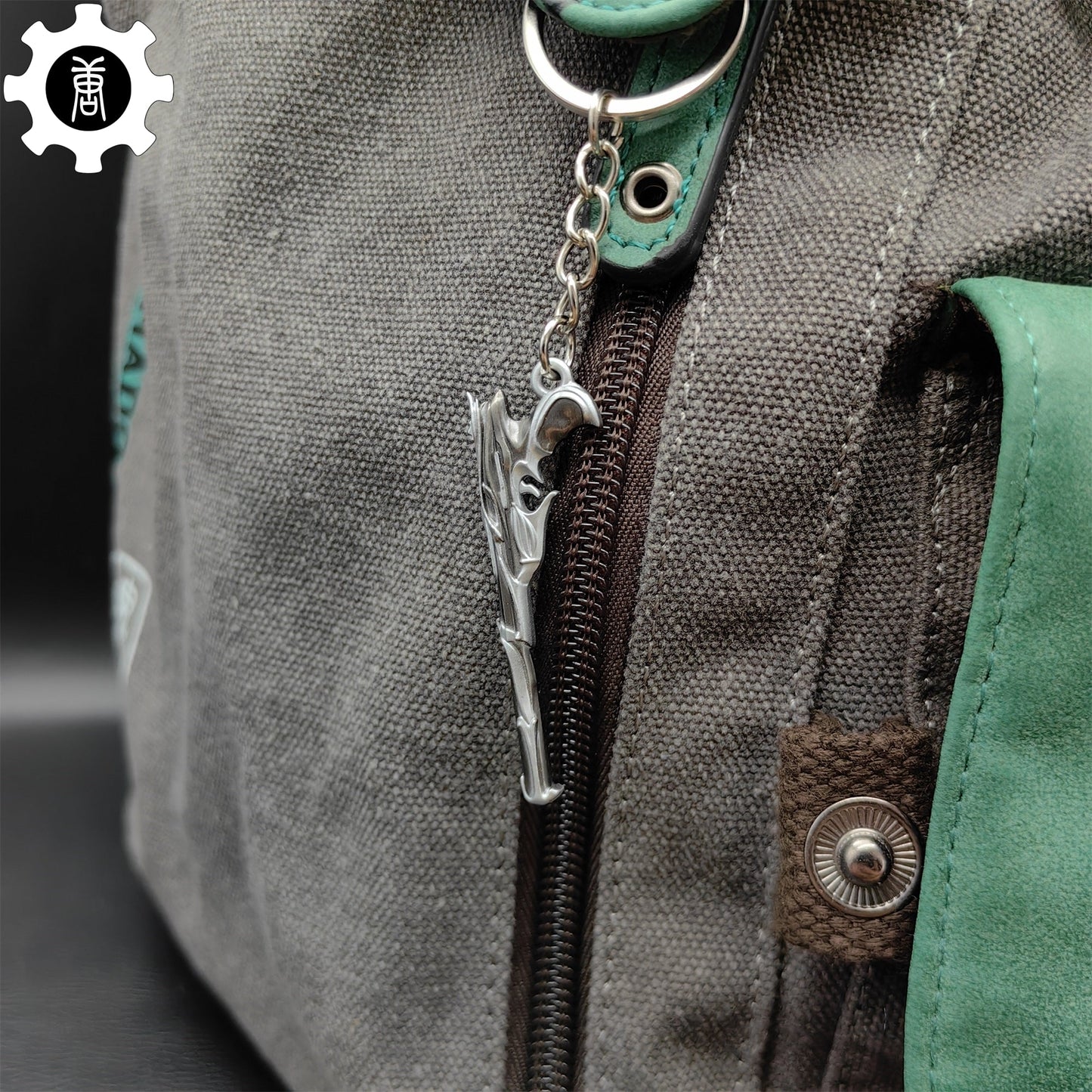 Metal Sovereign Ghost Gun Tiny KeyChain Pendant