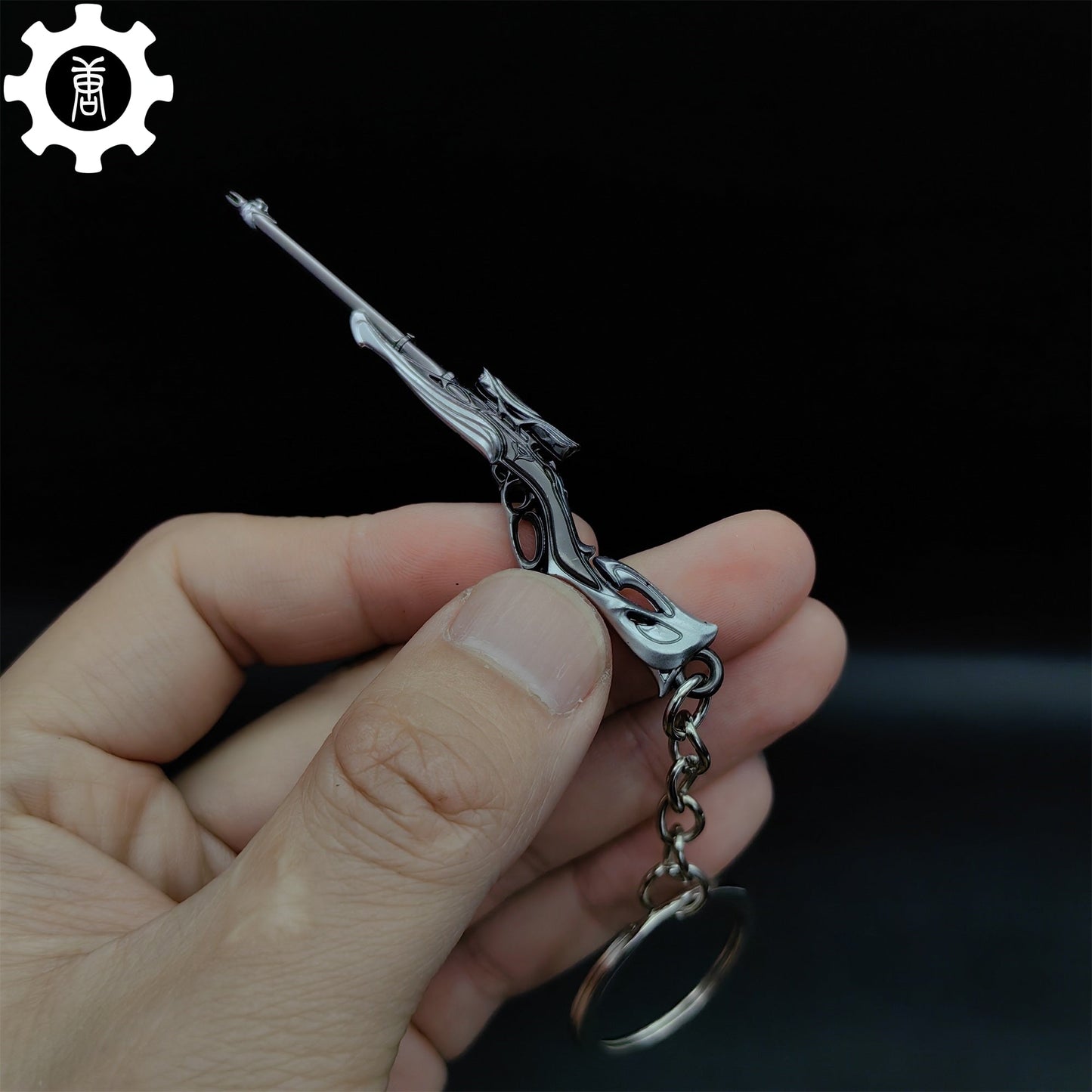Metal Sovereign Marshal Gun Tiny KeyChain Pendant