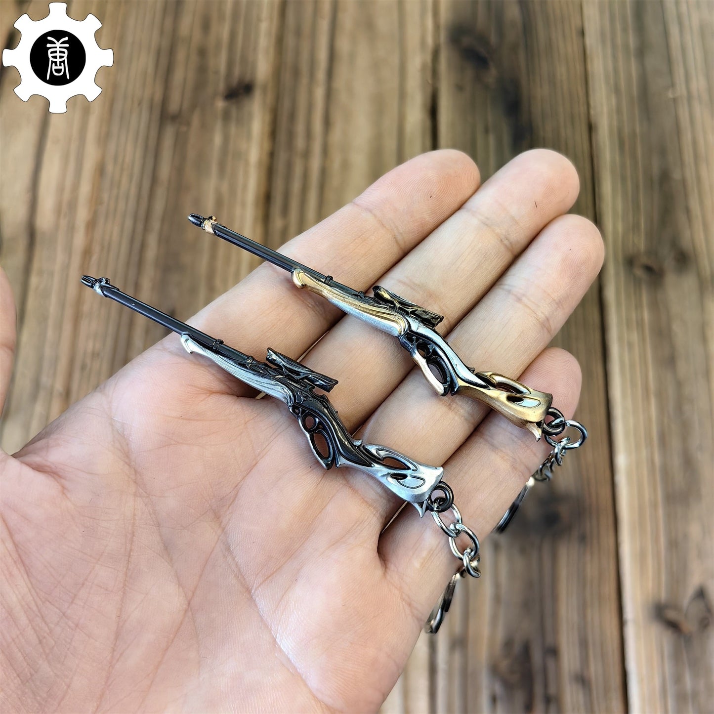Metal Sovereign Marshal Gun Tiny KeyChain Pendant