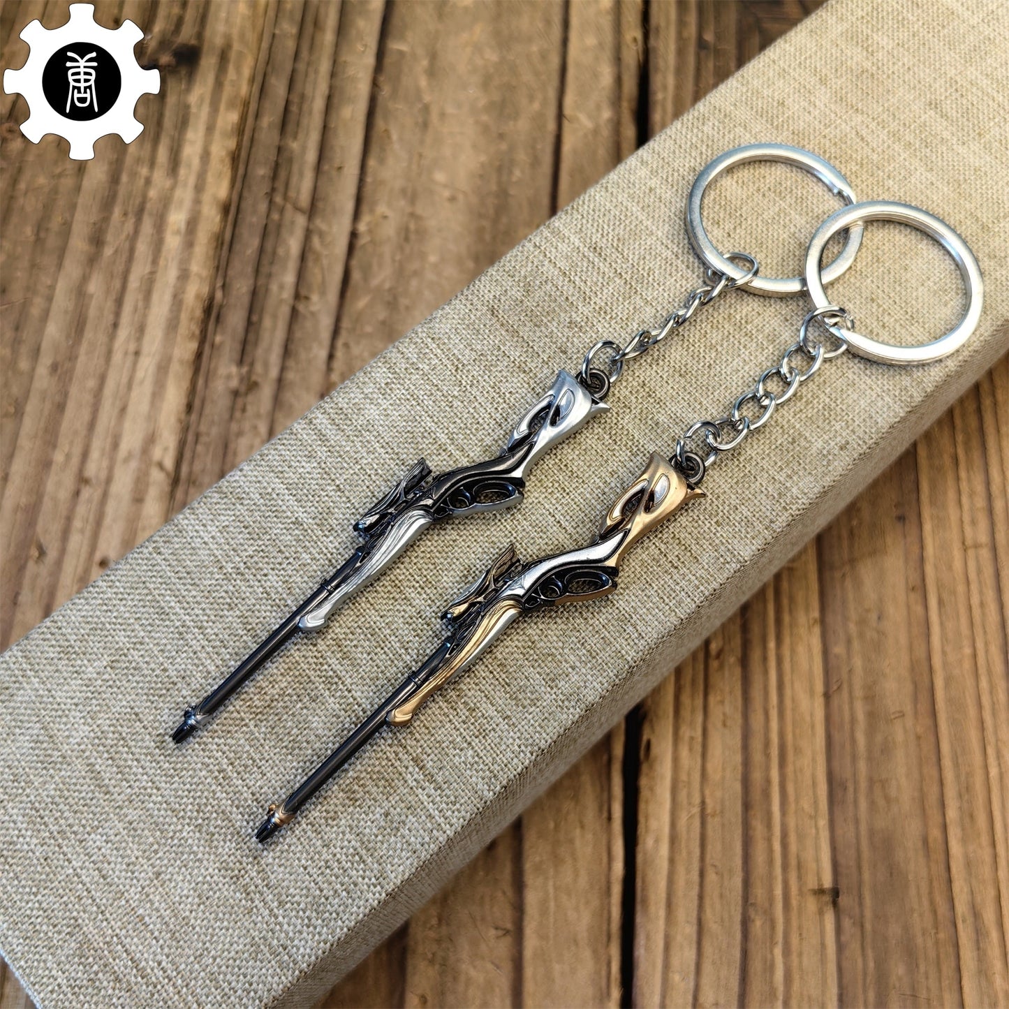 Metal Sovereign Marshal Gun Tiny KeyChain Pendant