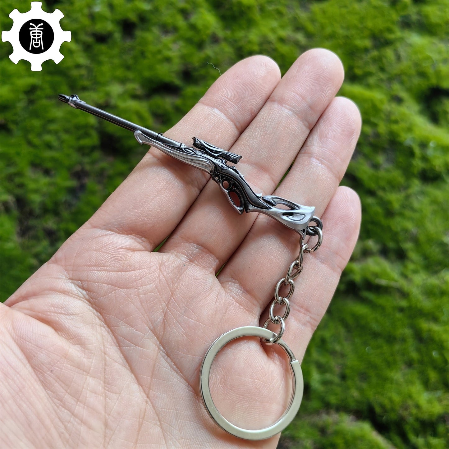 Metal Sovereign Marshal Gun Tiny KeyChain Pendant