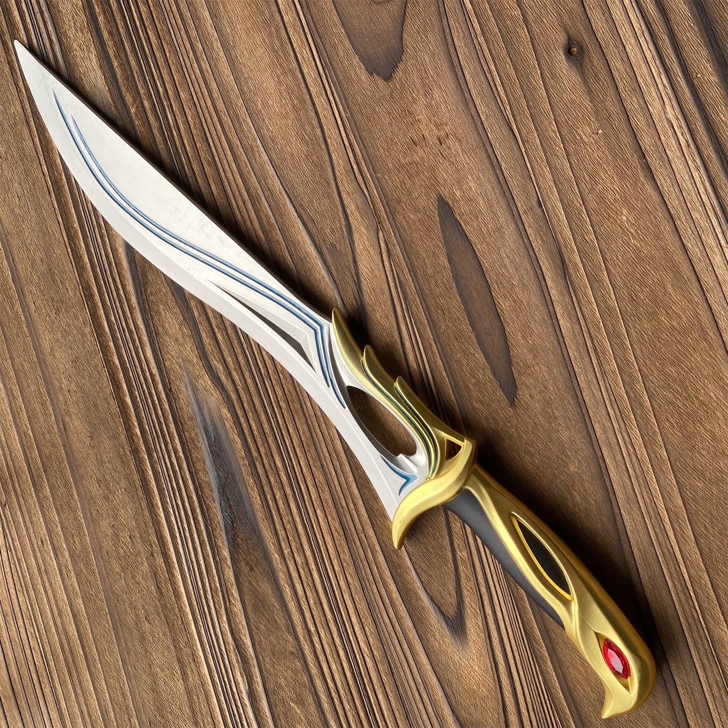Metal Life Size Sovereign Knife Blunt Replica Elf King Sword For Collection