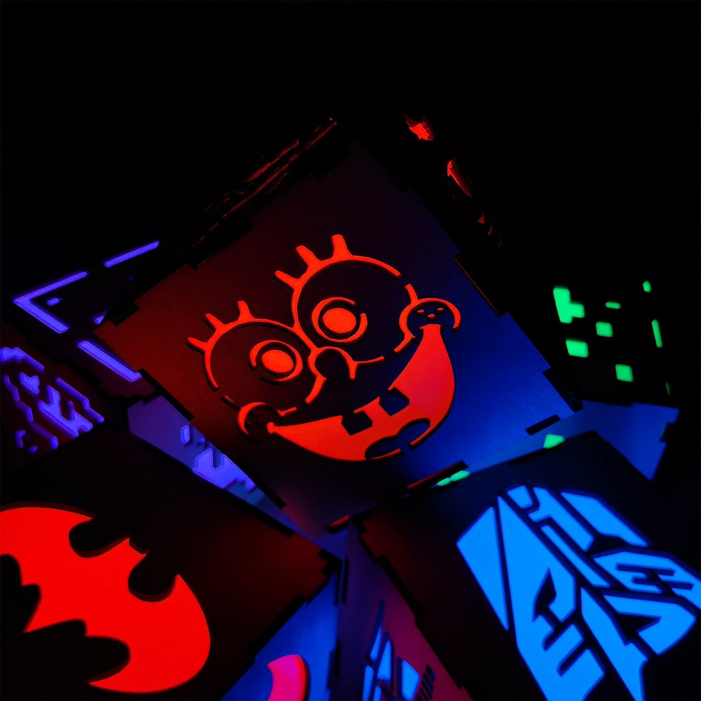 Handmade SpongeBob Wooden Lantern Night Light