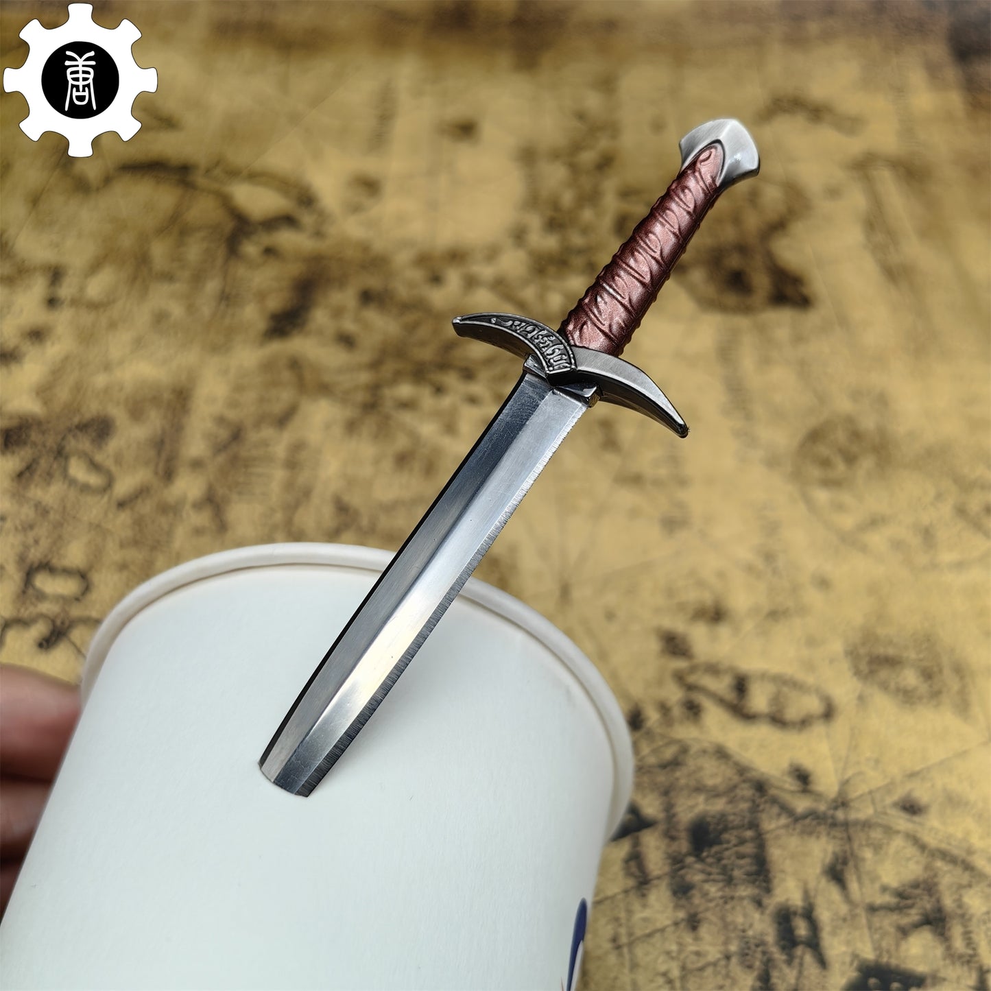Sting Elven Short Sword Mini Metal Replica Unboxing Tool