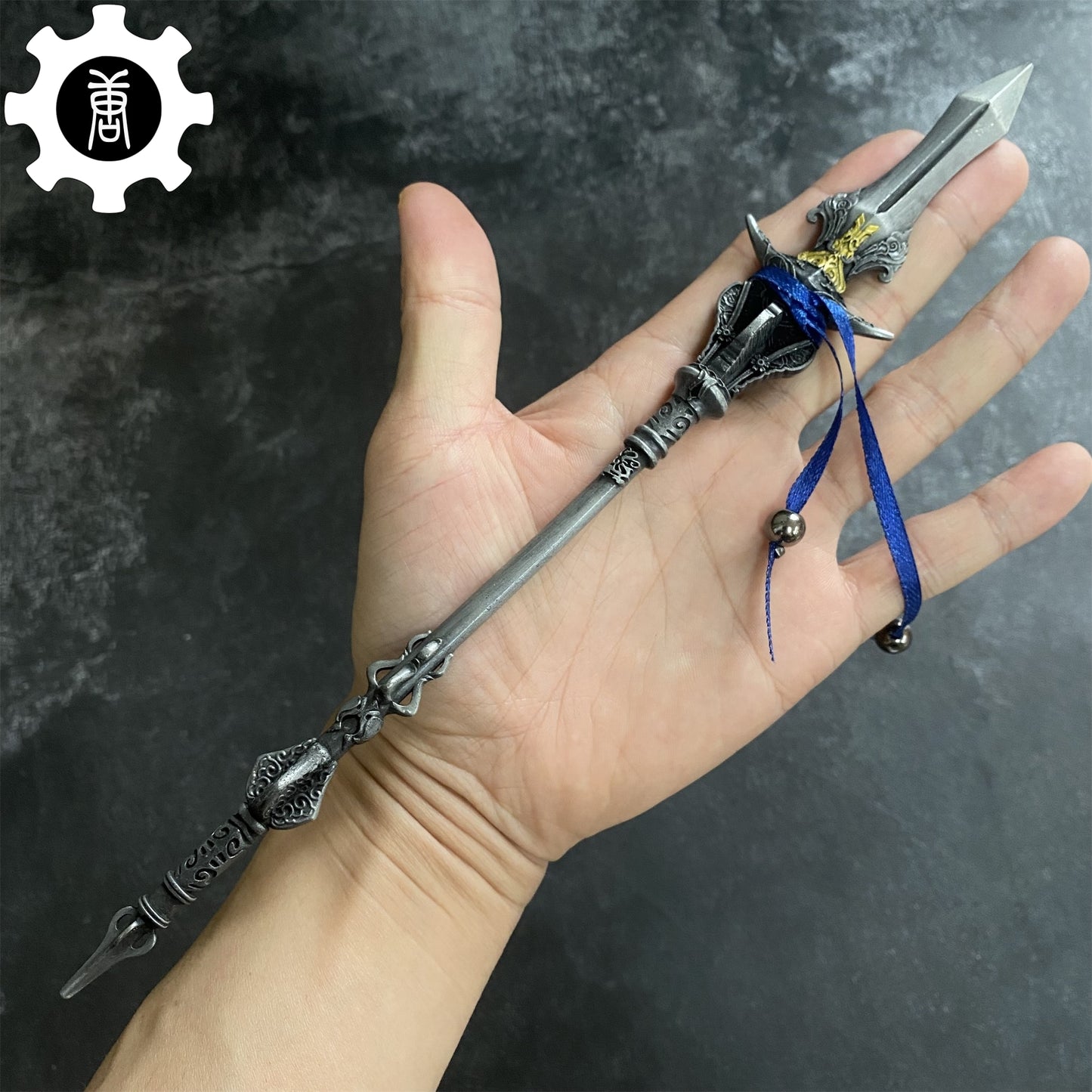 Black Myth: Wukong Stronger Tri-Point Double-Edged Spear Weapon Replica