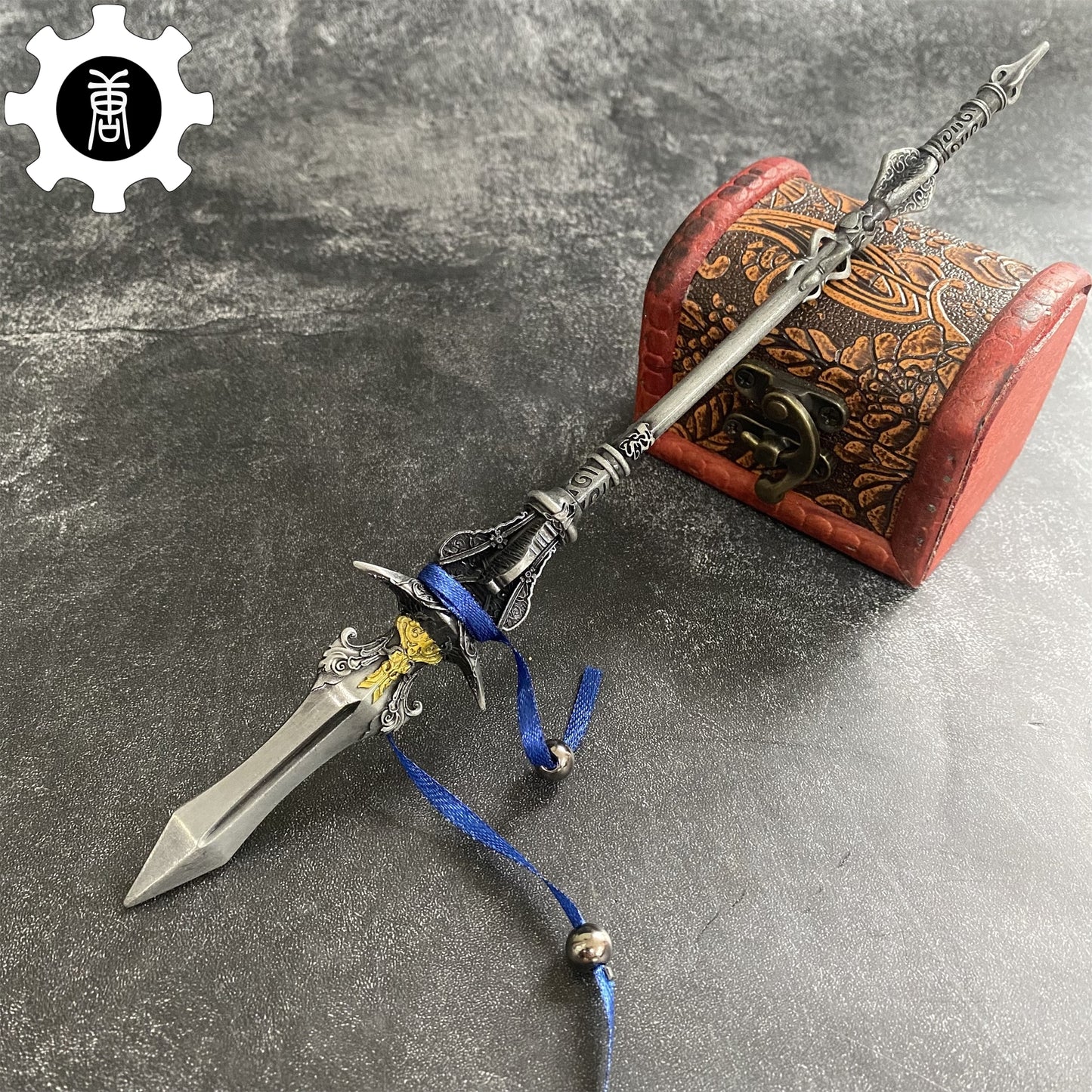 Black Myth: Wukong Stronger Tri-Point Double-Edged Spear Weapon Replica