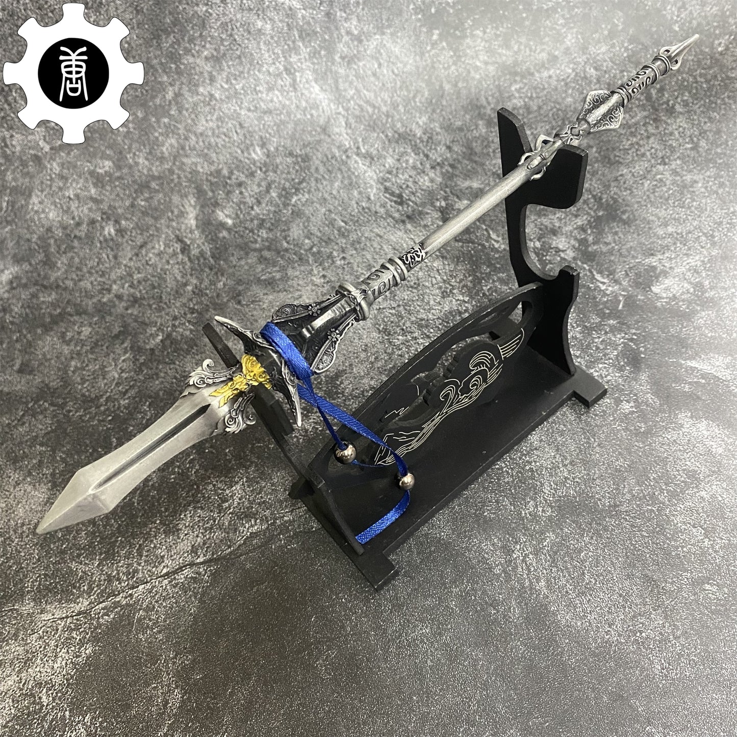 Black Myth: Wukong Stronger Tri-Point Double-Edged Spear Weapon Replica