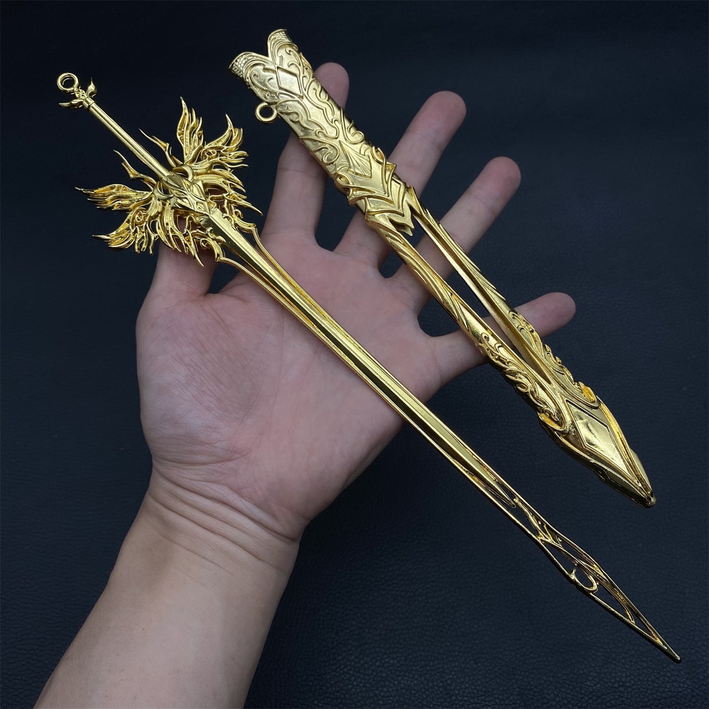 Anime Peripherals Metal Tiny Sword Replicas
