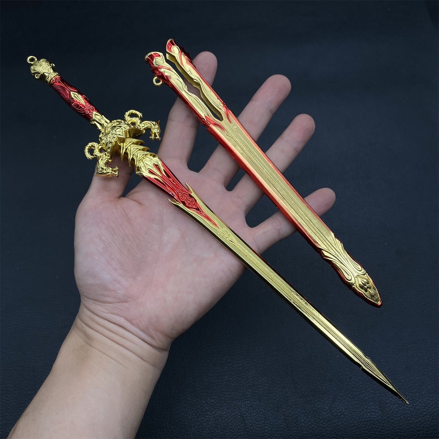 Anime Peripherals Metal Tiny Sword Replicas