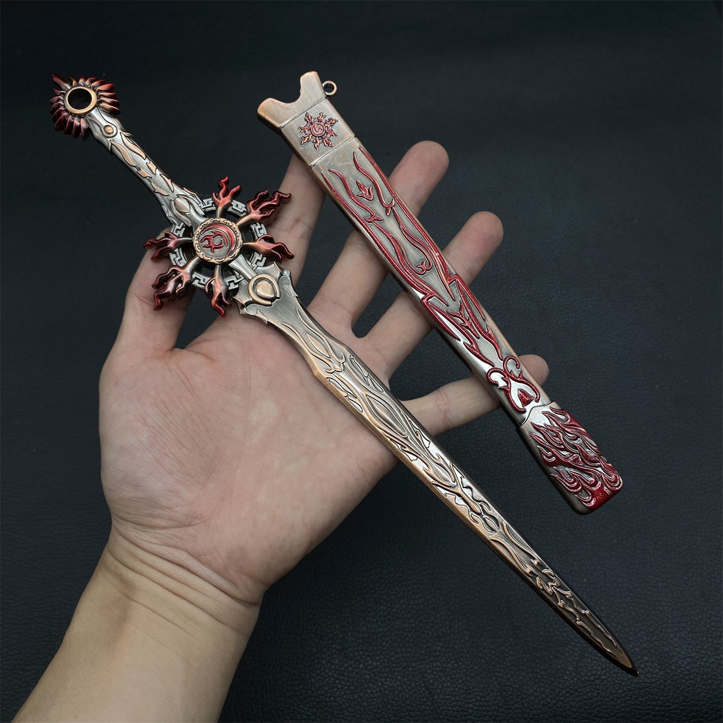 Anime Peripherals Metal Tiny Sword Replicas