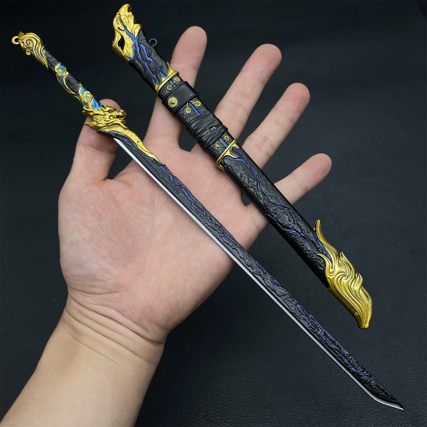 Anime Peripherals Metal Tiny Sword Replicas