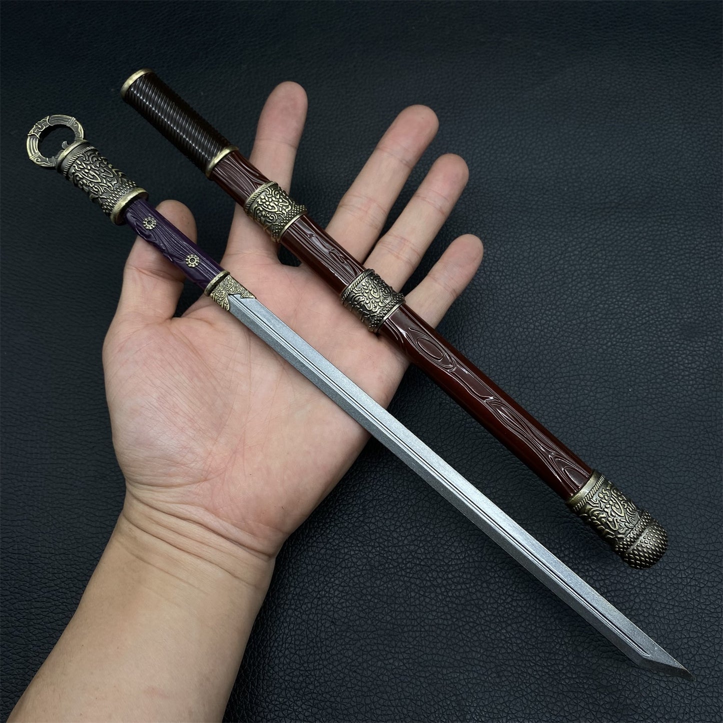 Chinese Style Swords Metal Tiny Sword Replicas