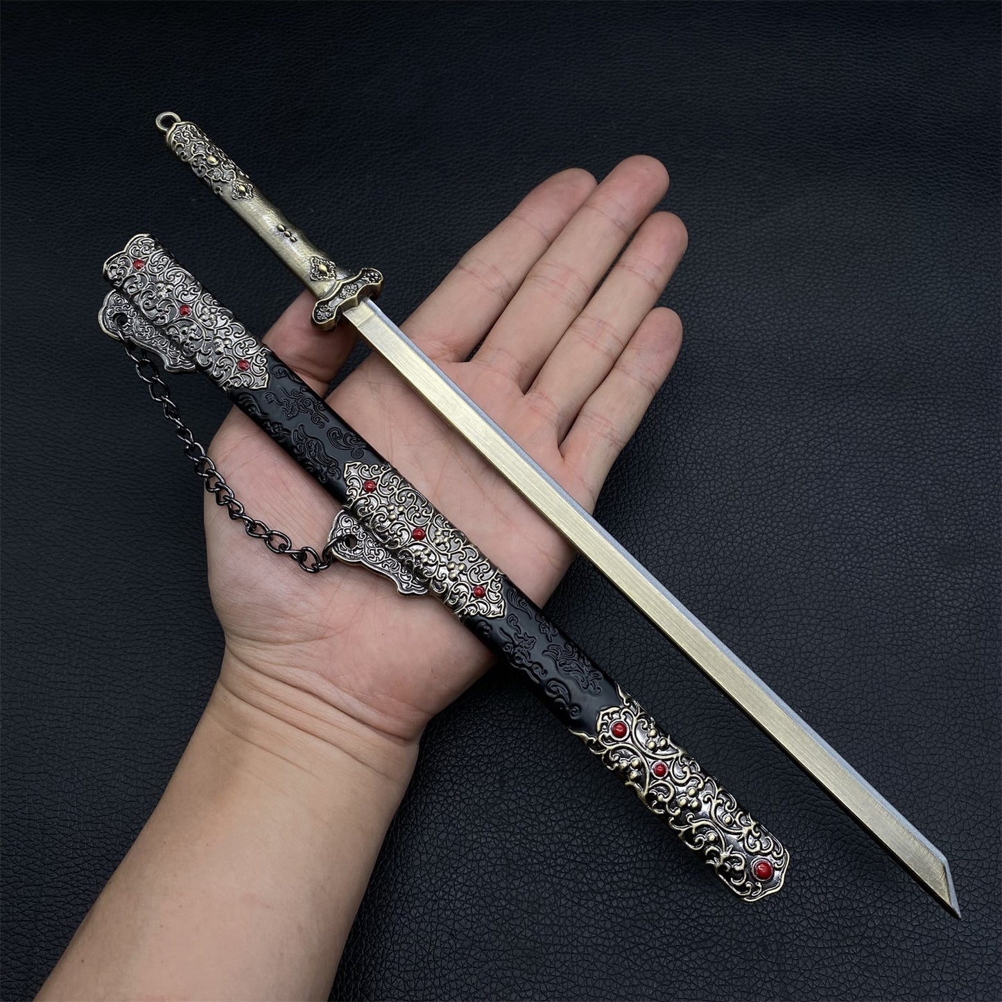Chinese Style Swords Metal Tiny Sword Replicas