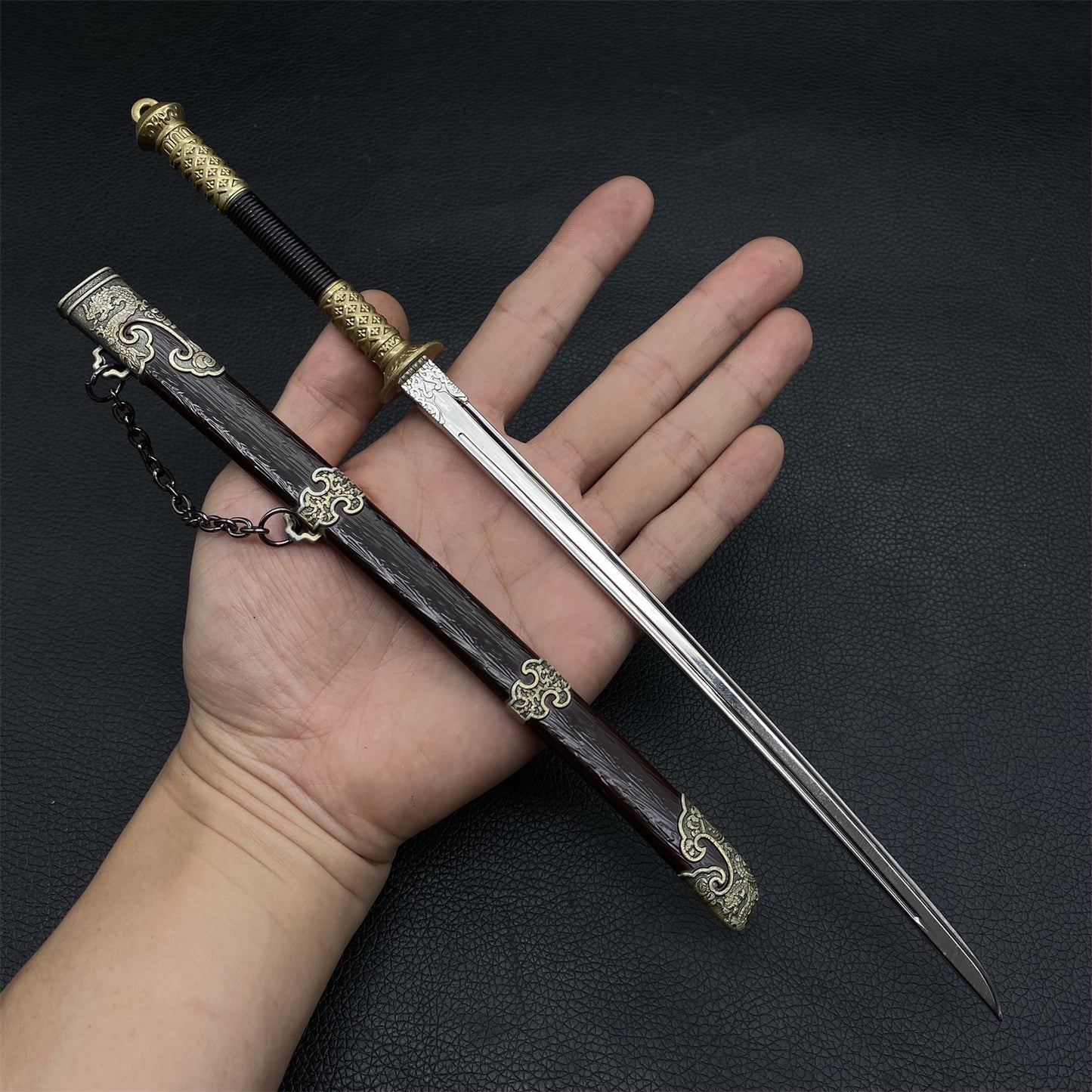 Chinese Style Swords Metal Tiny Sword Replicas