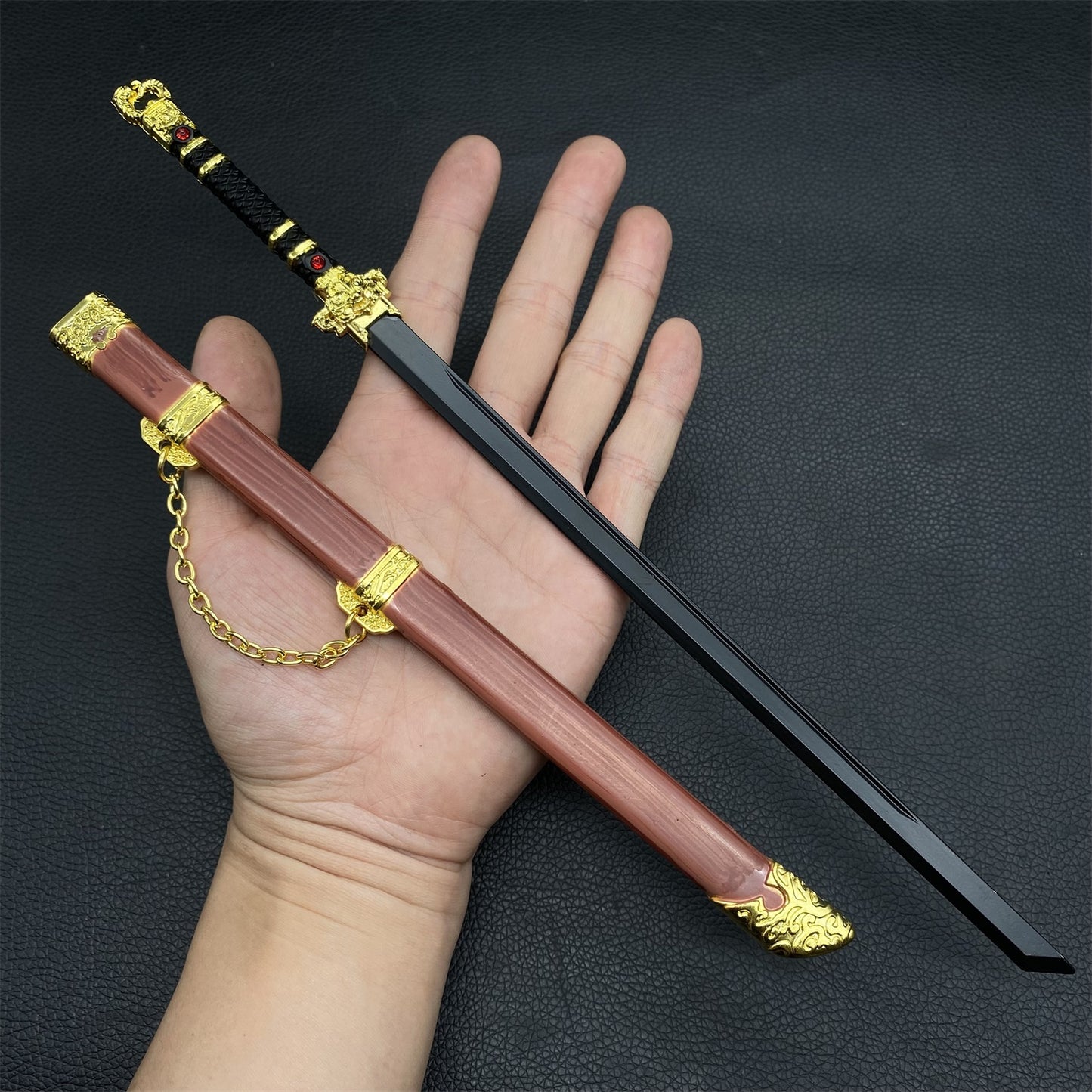 Chinese Style Swords Metal Tiny Sword Replicas