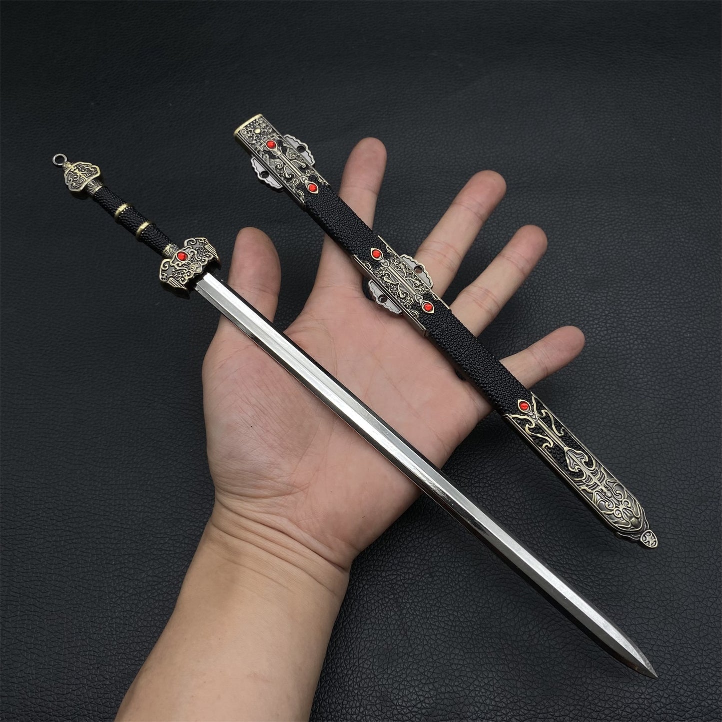 Chinese Style Swords Metal Tiny Sword Replicas