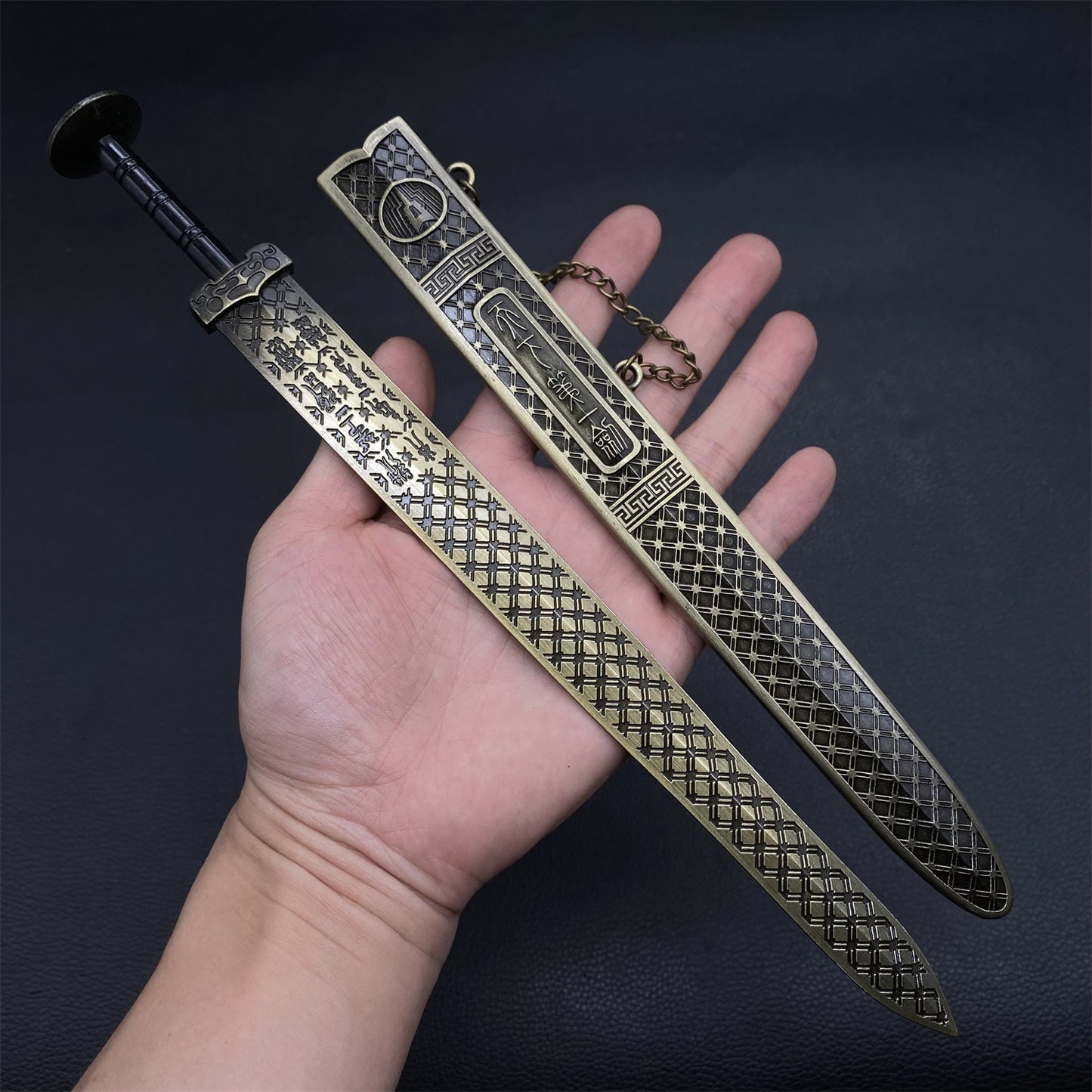 Chinese Style Swords Metal Tiny Sword Replicas