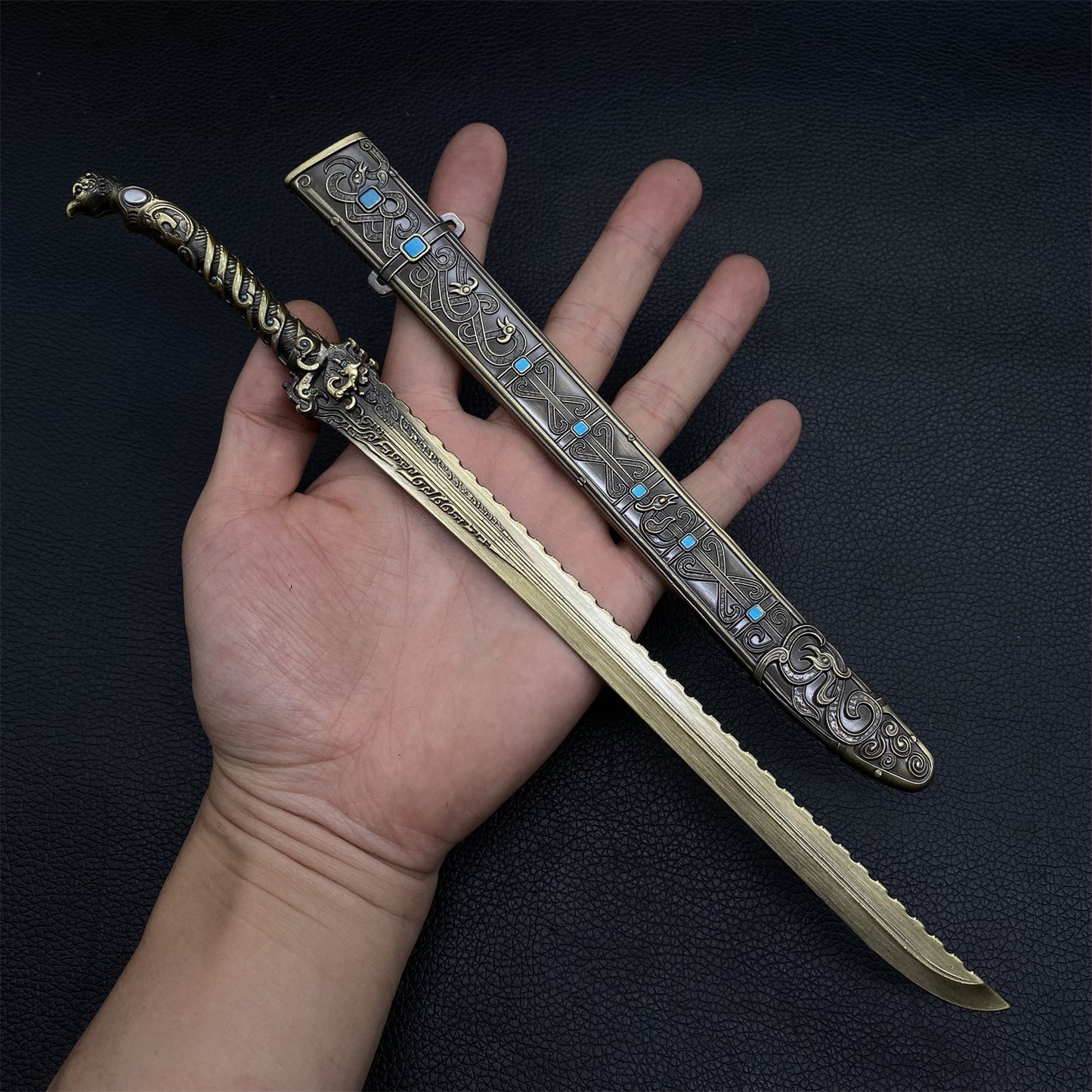 Chinese Style Swords Metal Tiny Sword Replicas