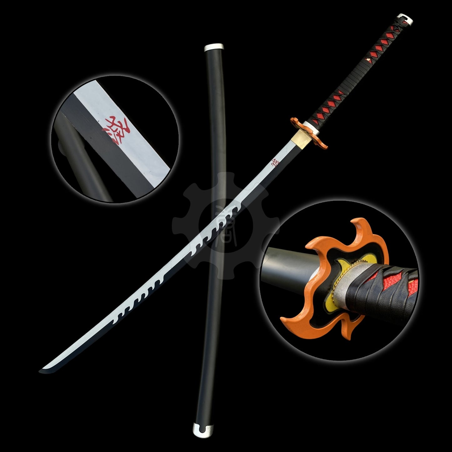 Tanjiro 3rd Nichirin Sword Katana 1045 Carbon Steel Version