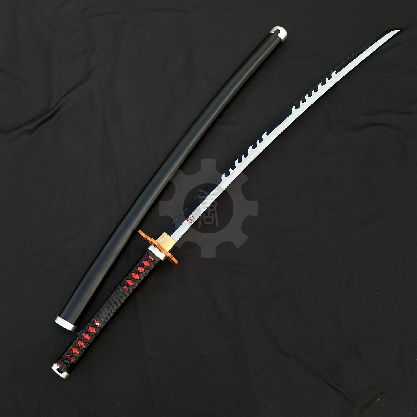 Tanjiro 3rd Nichirin Sword Katana 1045 Carbon Steel Version