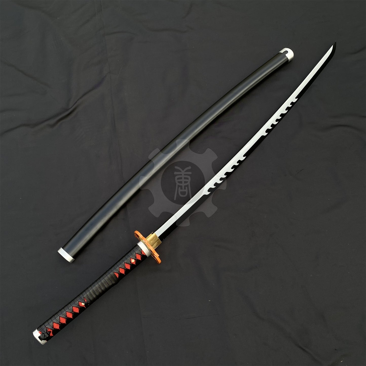 Tanjiro 3rd Nichirin Sword Katana 1045 Carbon Steel Version