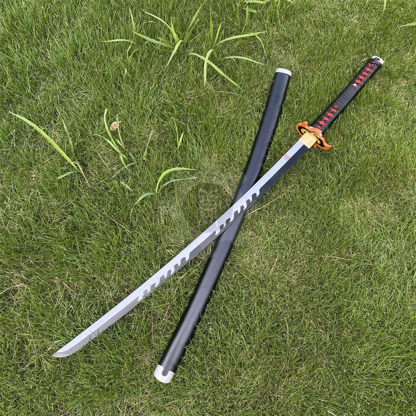 Tanjiro 3rd Nichirin Sword Katana 1045 Carbon Steel Version