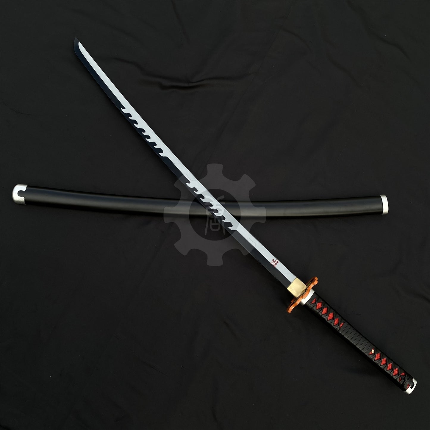Tanjiro 3rd Nichirin Sword Katana 1045 Carbon Steel Version