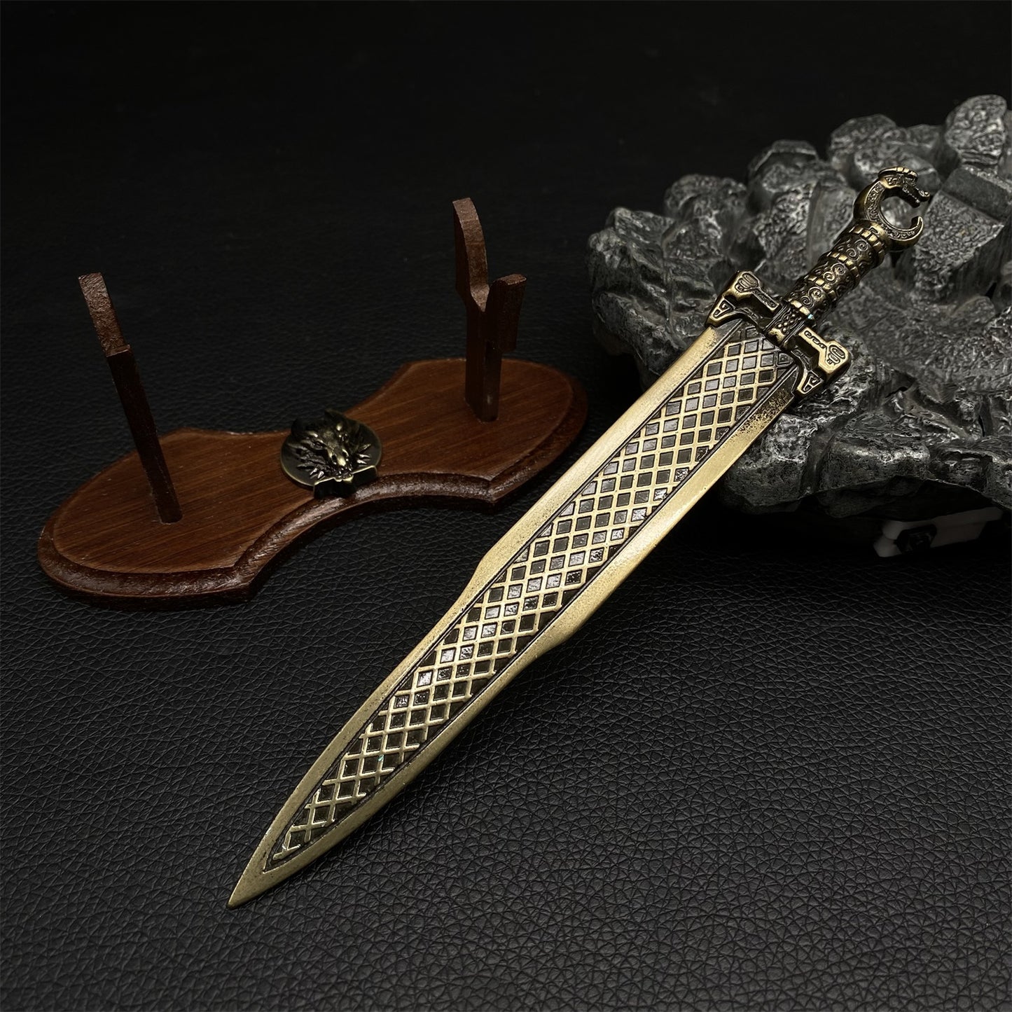 Game Peripheral TaiE Sword Metal Mini Replica