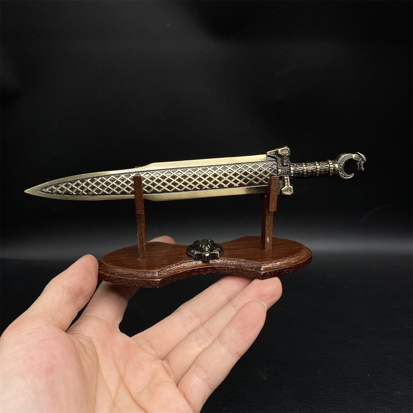 Game Peripheral TaiE Sword Metal Mini Replica