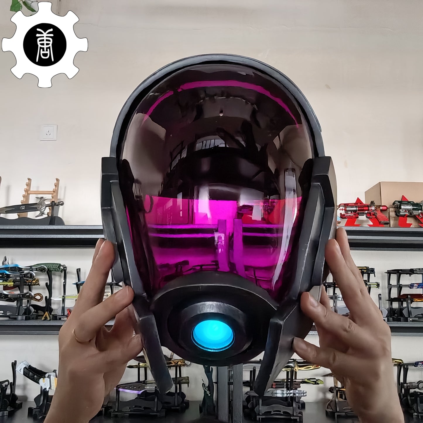 3D Printed Tali Zorah Helmet Mask Game Cosplay Prop