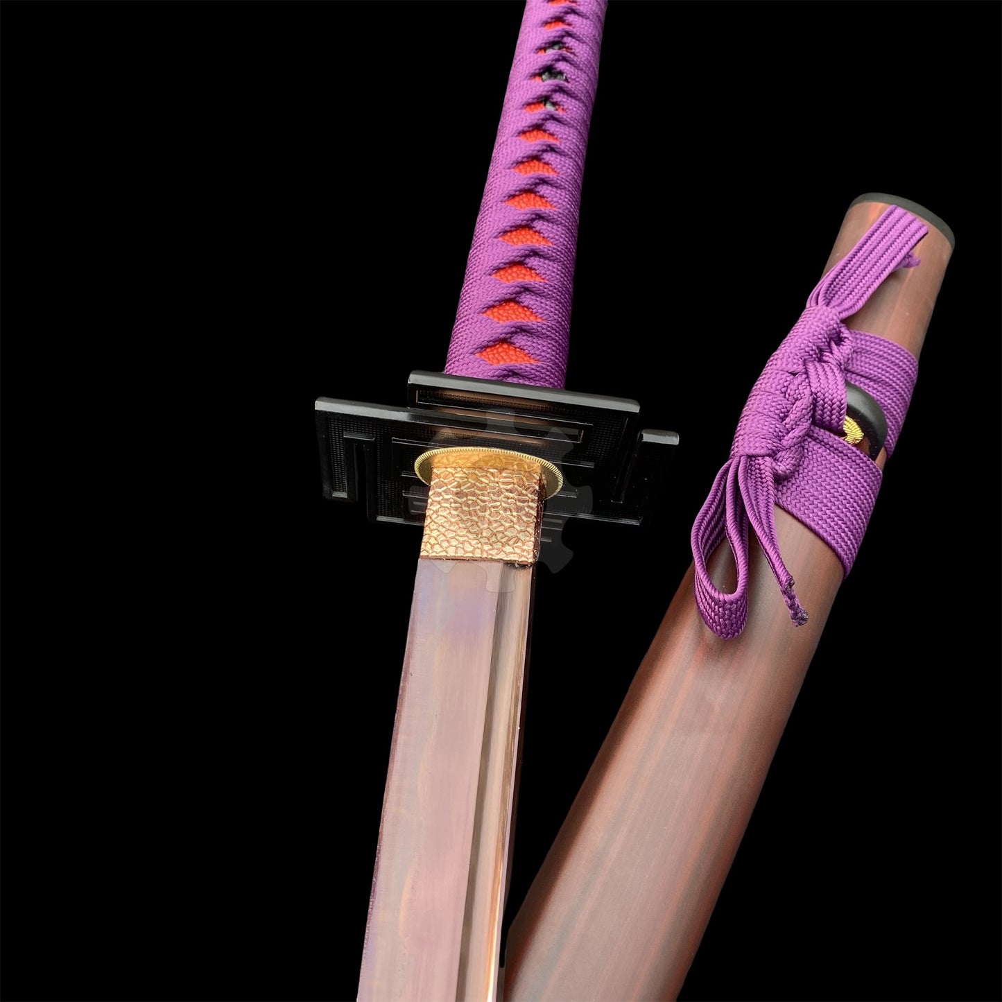 IRL Tensa Zangetsu Katana Classical Anime Sword Carbon Steel Version