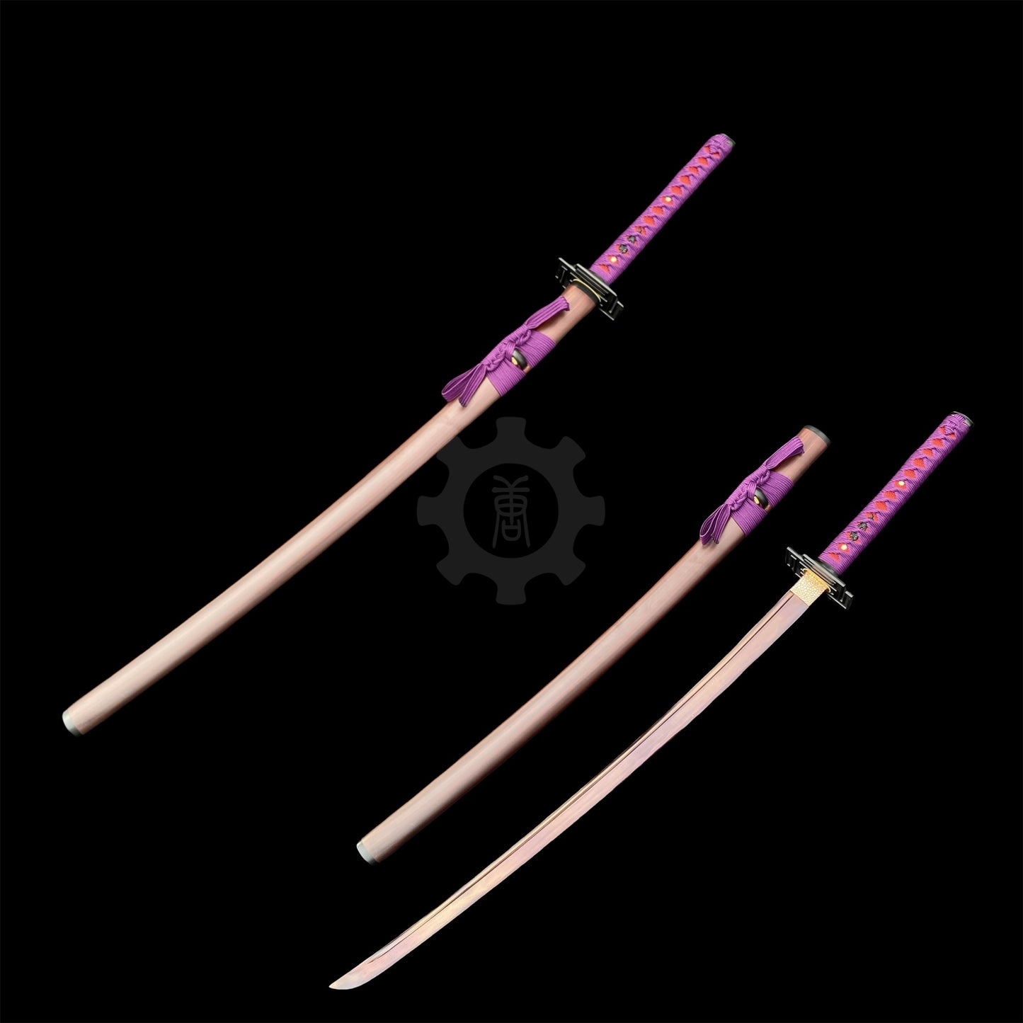 IRL Tensa Zangetsu Katana Classical Anime Sword Carbon Steel Version