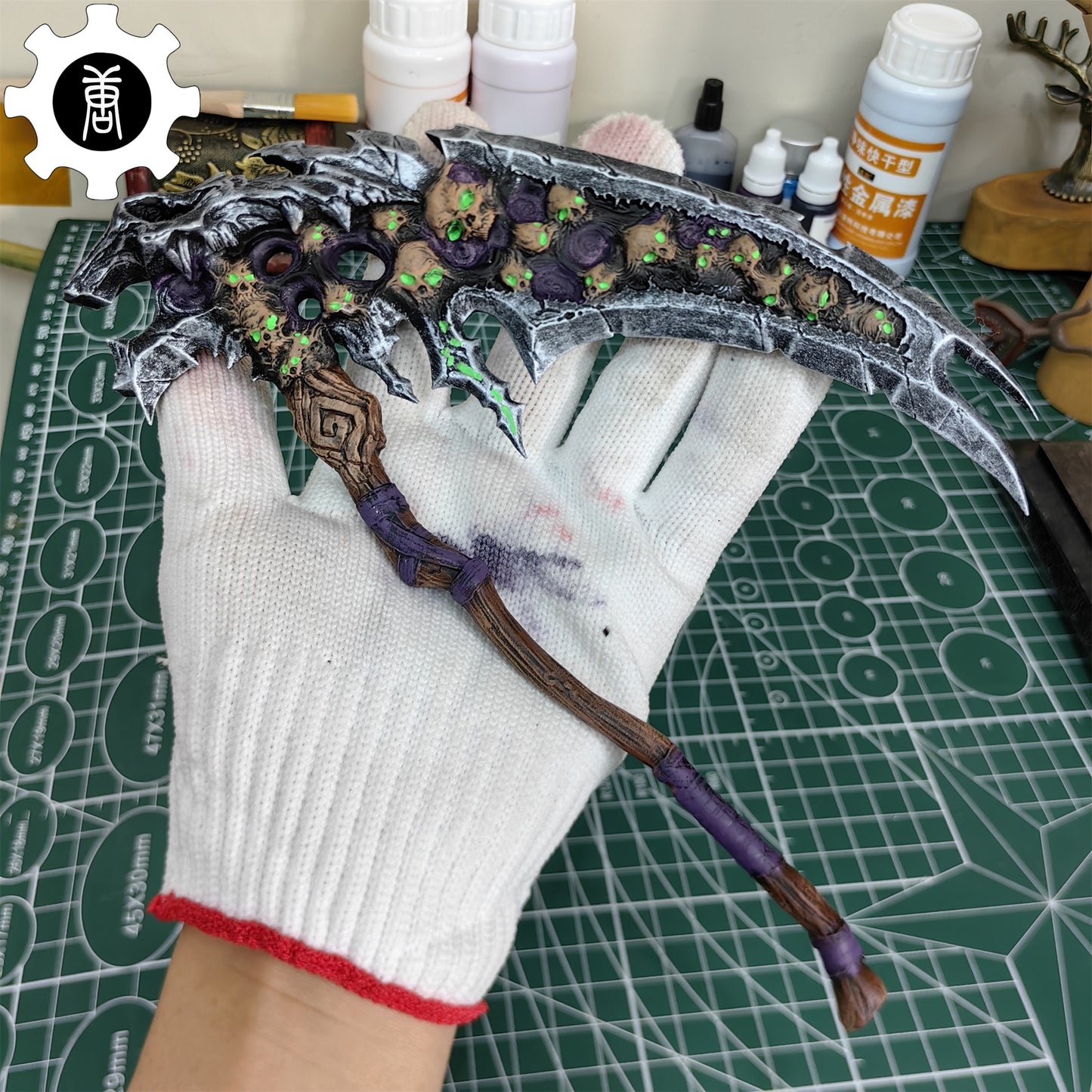 3D Printed 1/6 The Harvester Death's Scythe