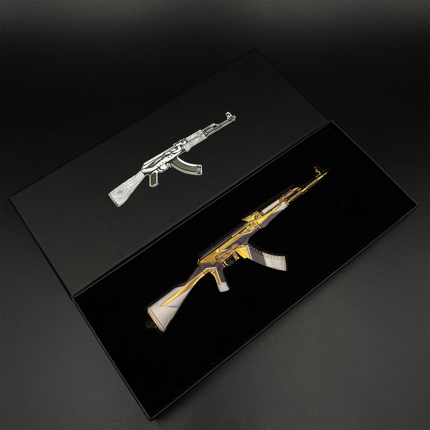 AK47 The Oligarch Skin Metal Miniature For Collection