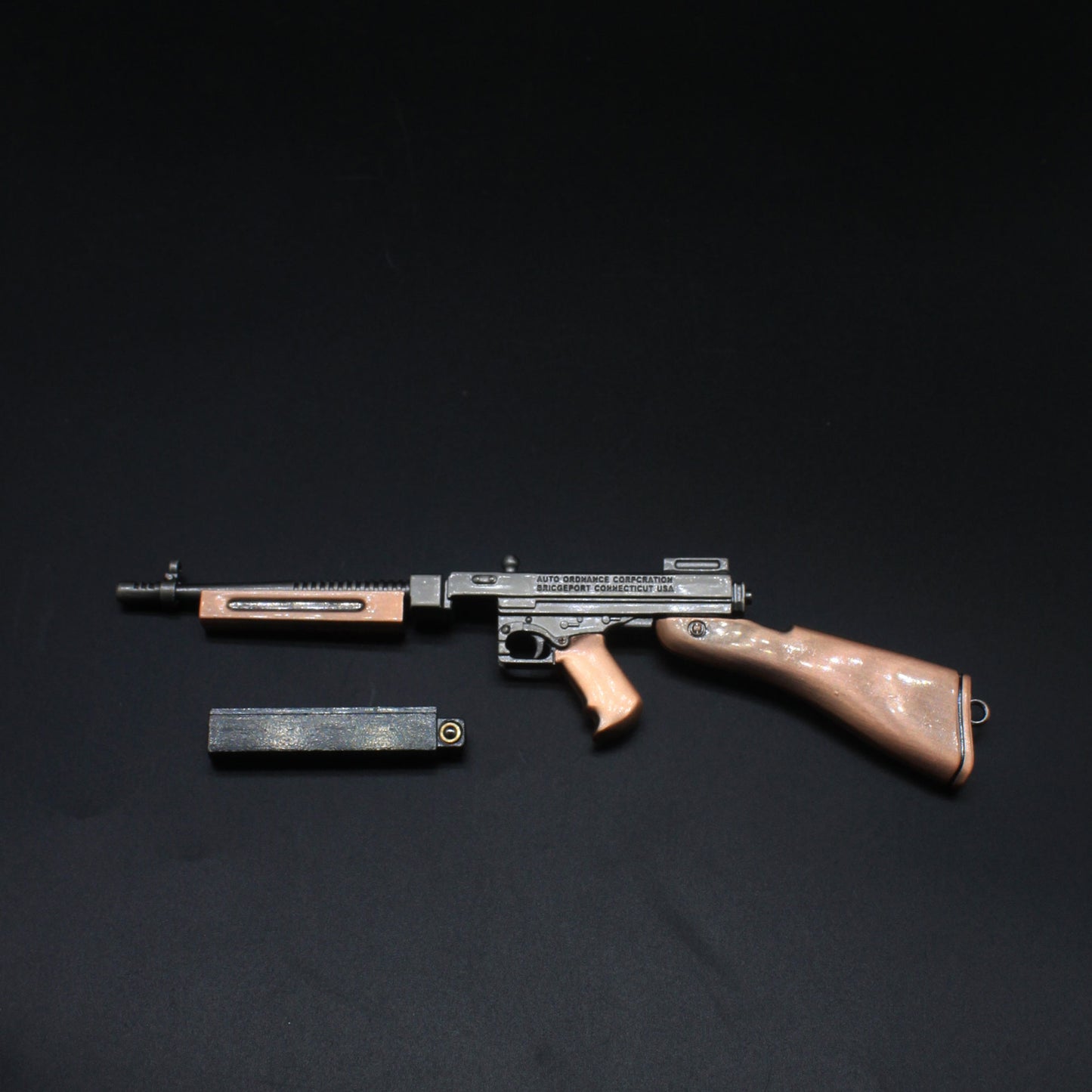 Thompson Submachine Miniature Metal SMG Gun 16.5CM/6.5"