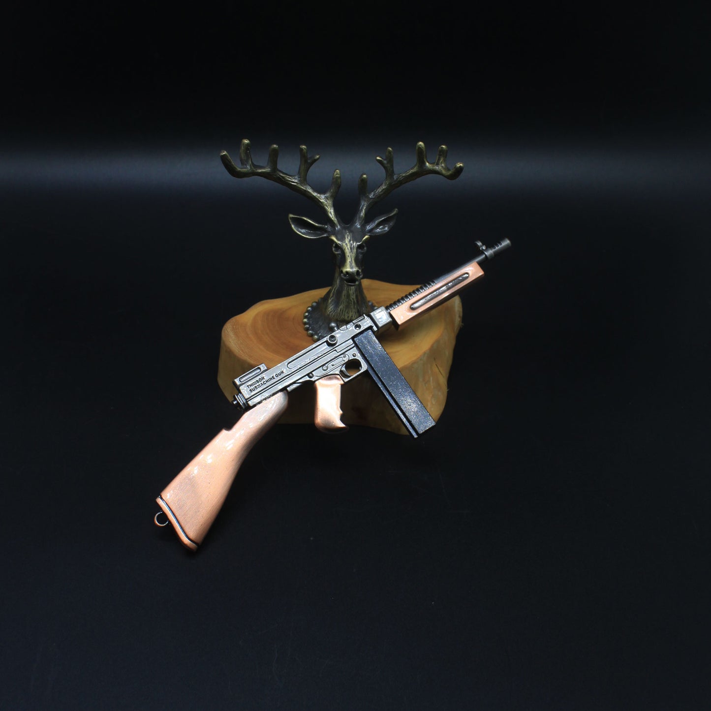 Thompson Submachine Miniature Metal SMG Gun 16.5CM/6.5"