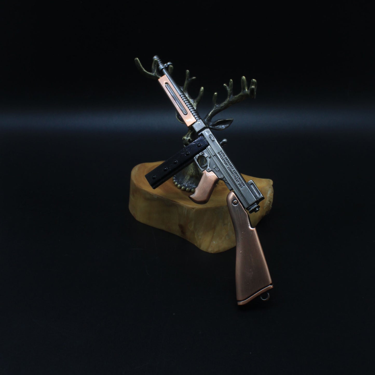 Thompson Submachine Miniature Metal SMG Gun 16.5CM/6.5"