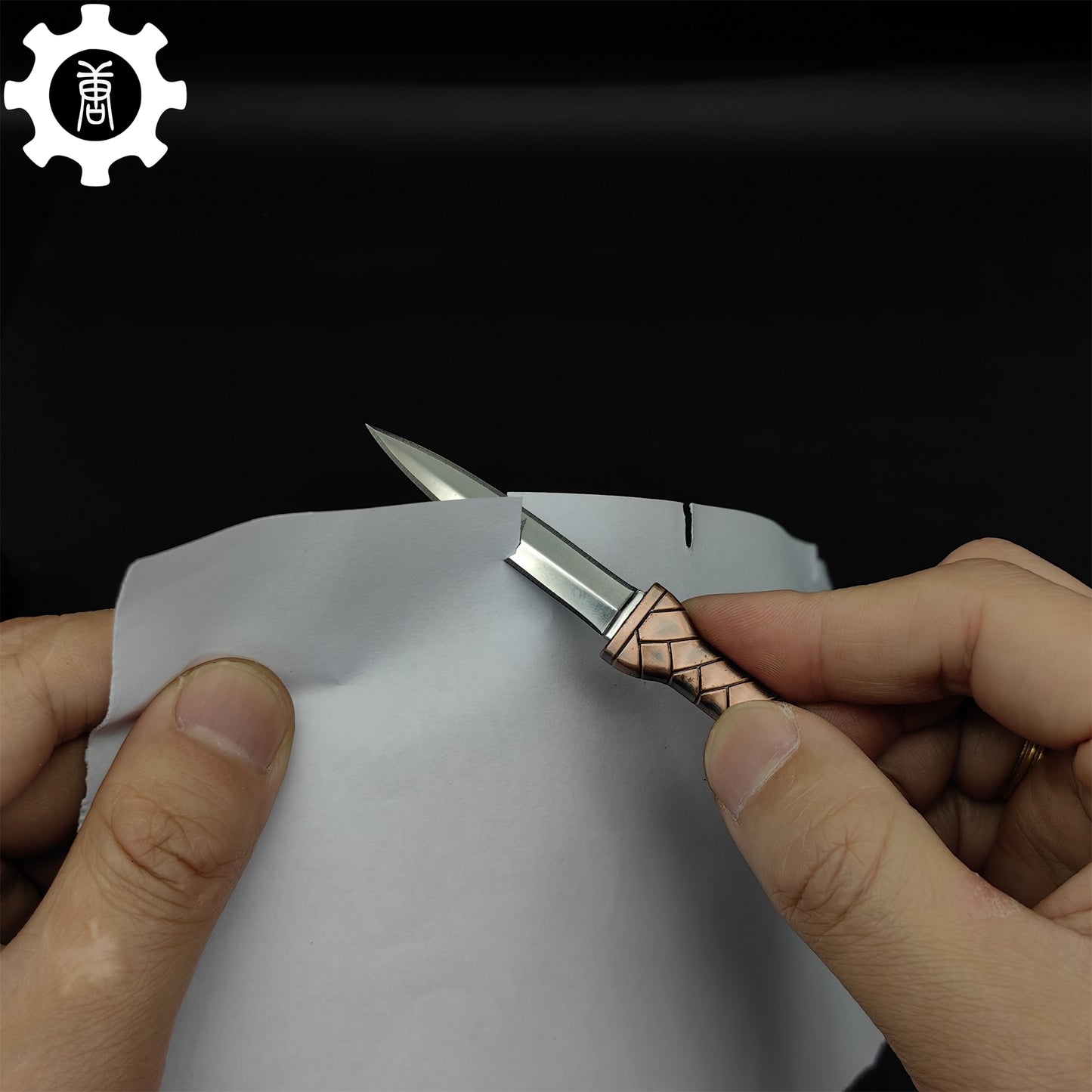 Thorfinn Dagger Viking Short Sword Mini Metal Replica Unboxing Tool