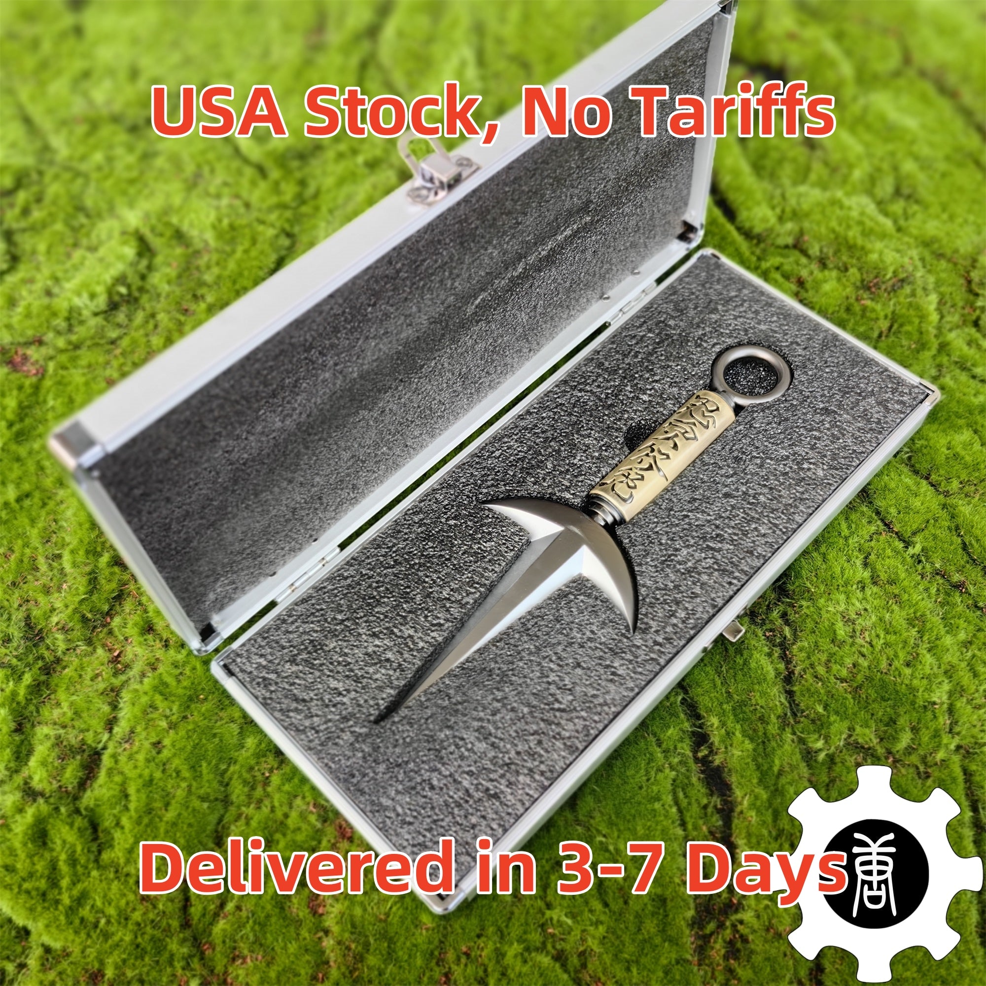 Flying Thunder God Kunai Metal Replica With Gift Box USA Stock