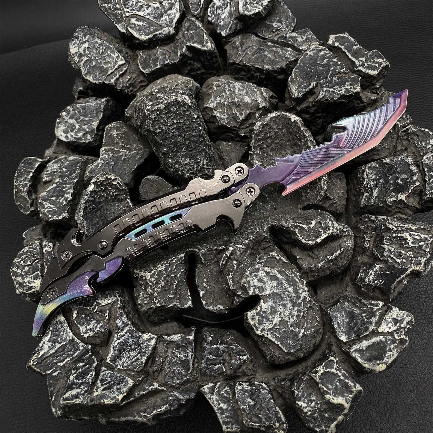 CODM Thunder Flame Butterfly Knife Replica For Display